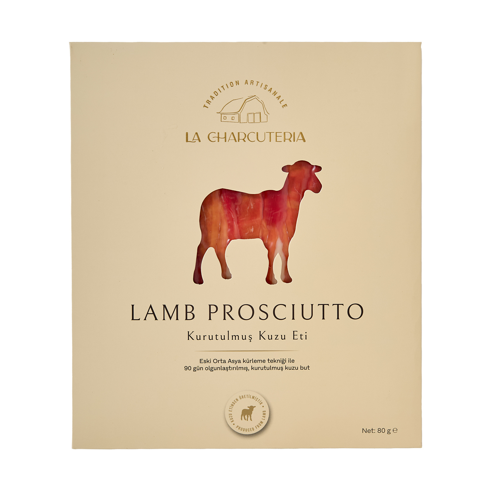 La Charcuteria Lamb Proscuitto Kurutulmuş Kuzu Eti 80 G