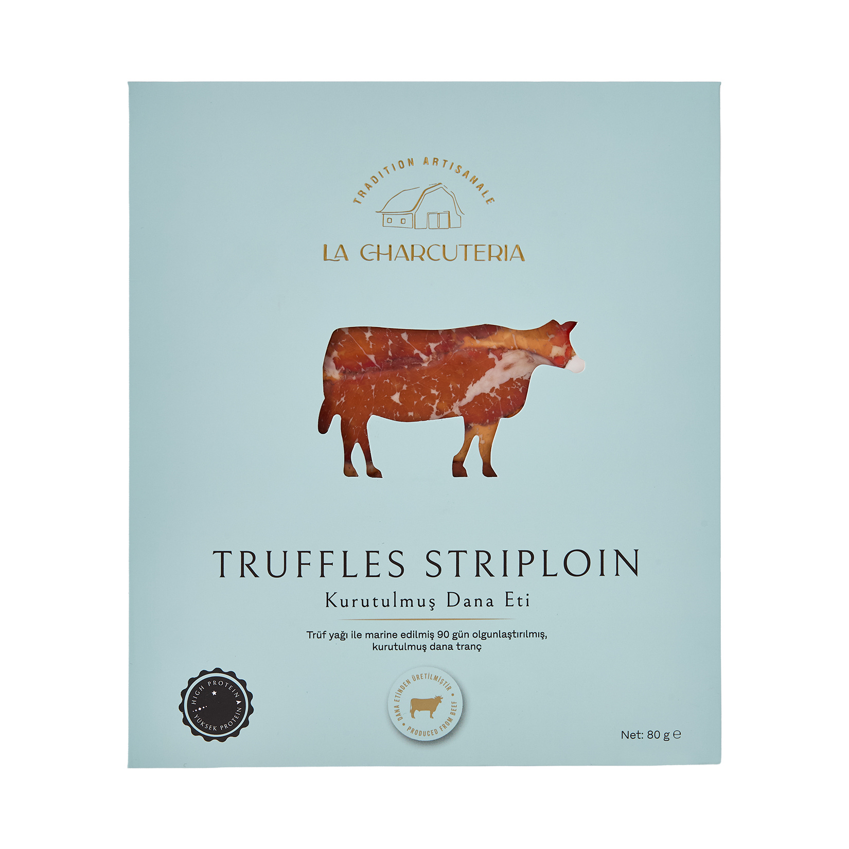 La Charcuteria Truffle Striplion Kurutulmuş Dana Eti 80 G