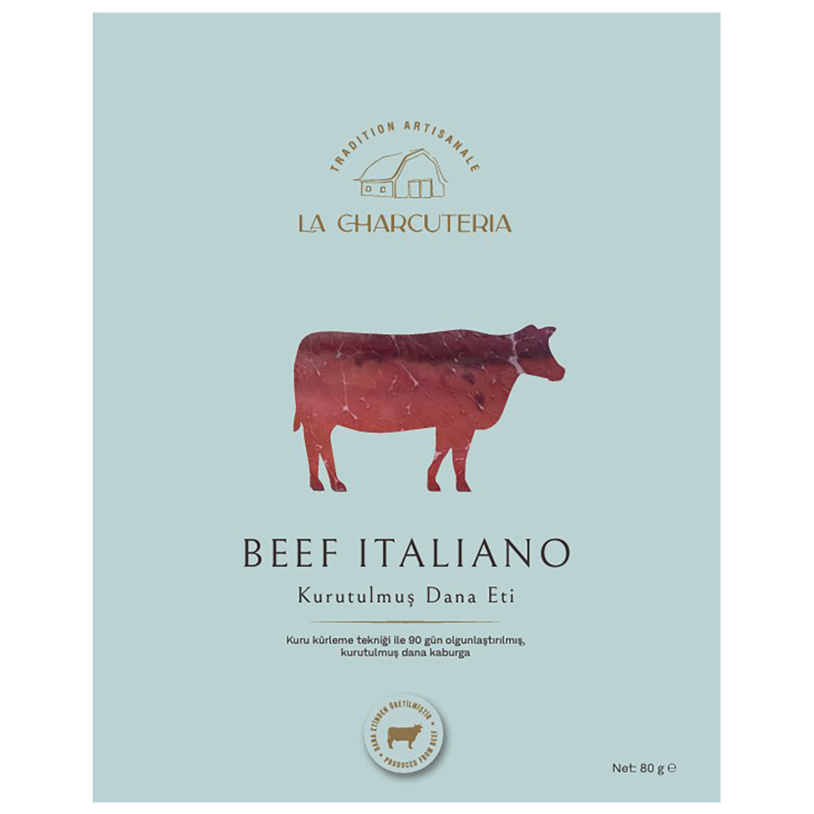 La Charcuteria Beef Italiano Kurutulmuş Dana Eti 80 g