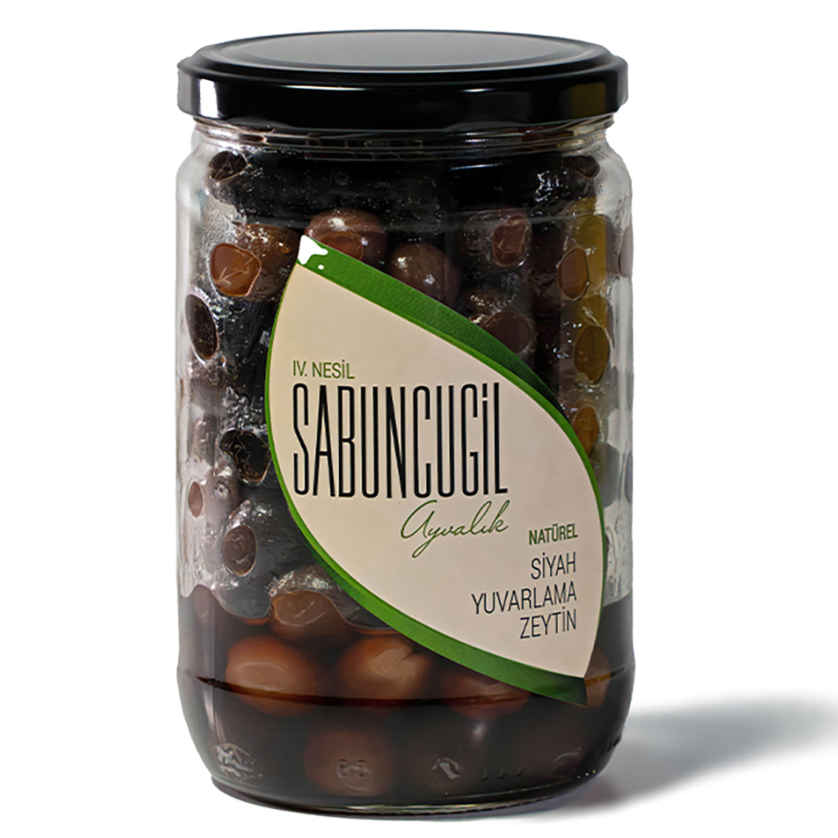 Sabuncugil Ayvalık Natürel Siyah Yuvarlama Zeytin 660 G