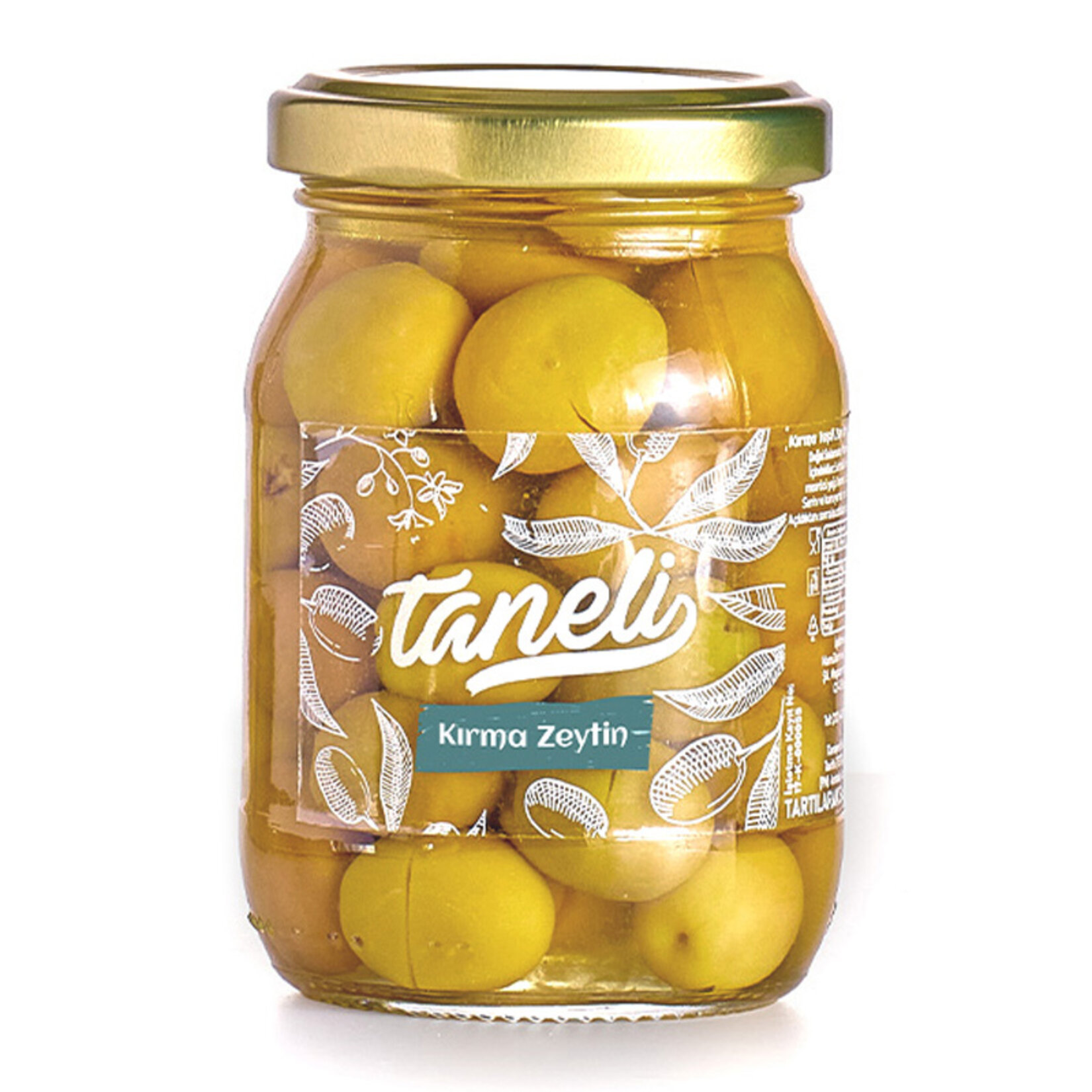 Taneli Kırma Yeşil Zeytin 321/380- 100G