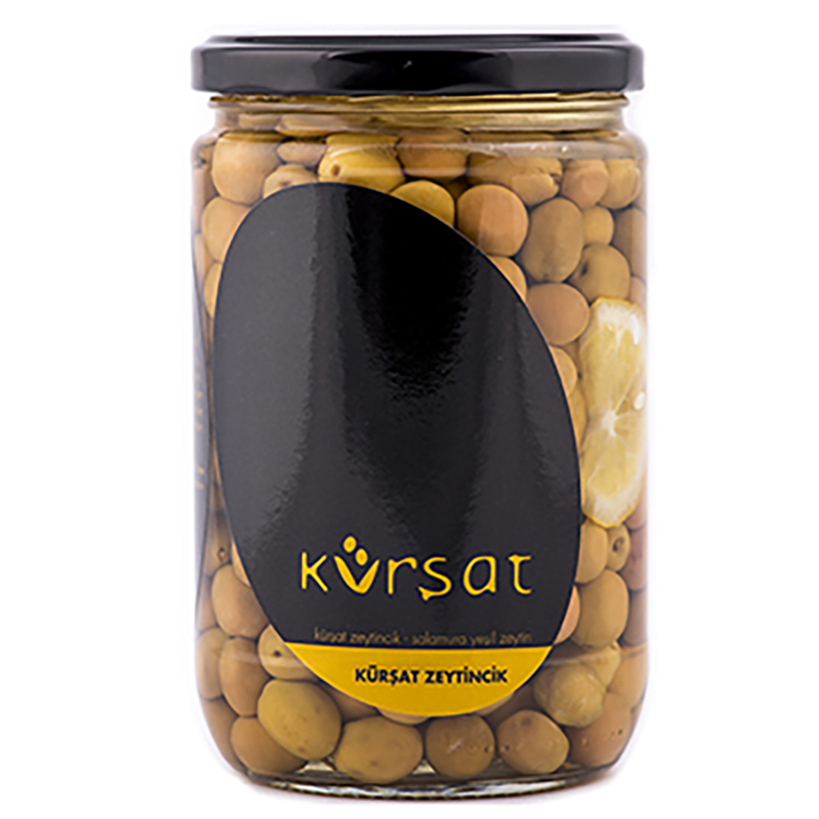 Kürşat Doğal Salamura Bütün Yeşil Zeytin 660 G