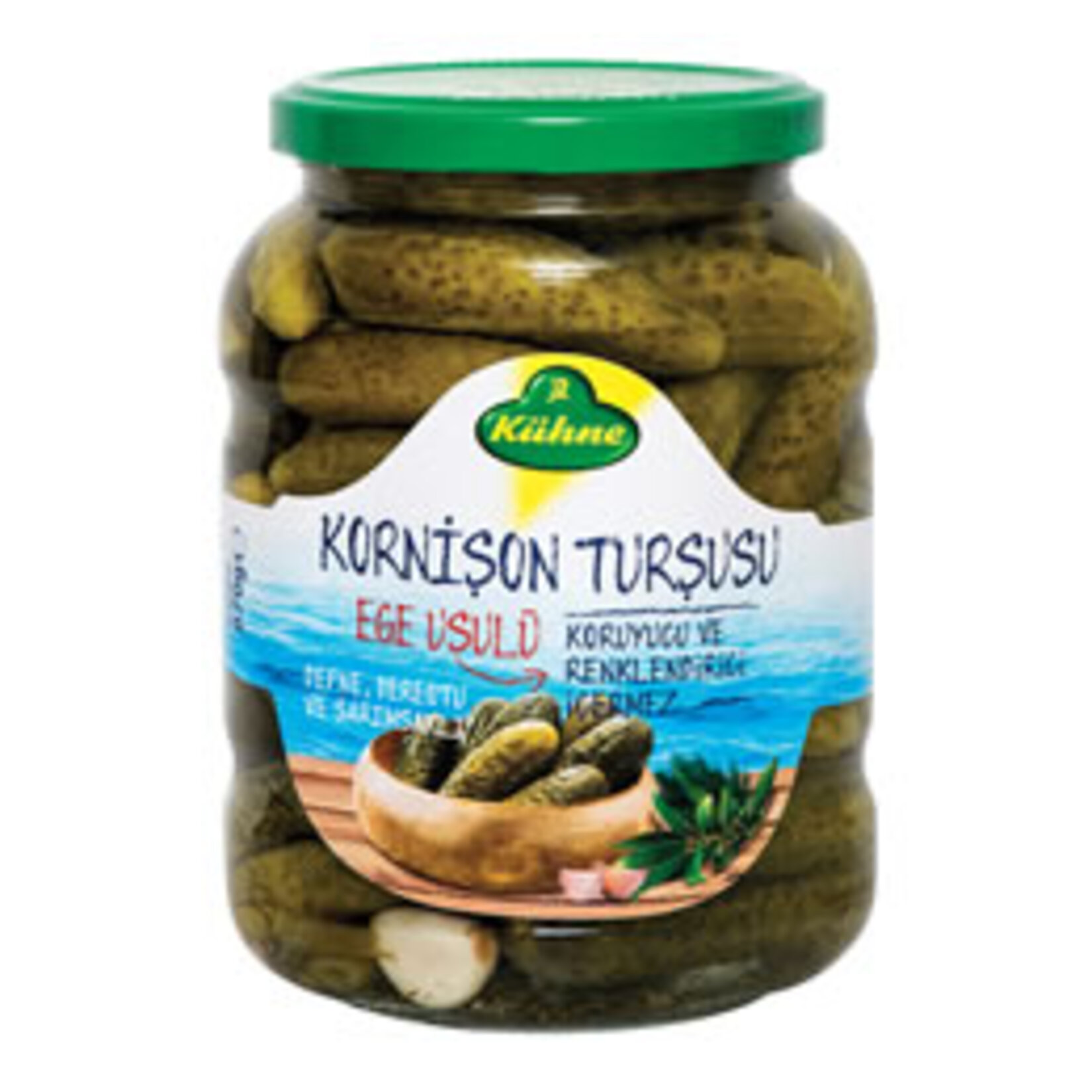 Kühne Ege Usulü Kornişon Turşu 670 Ml