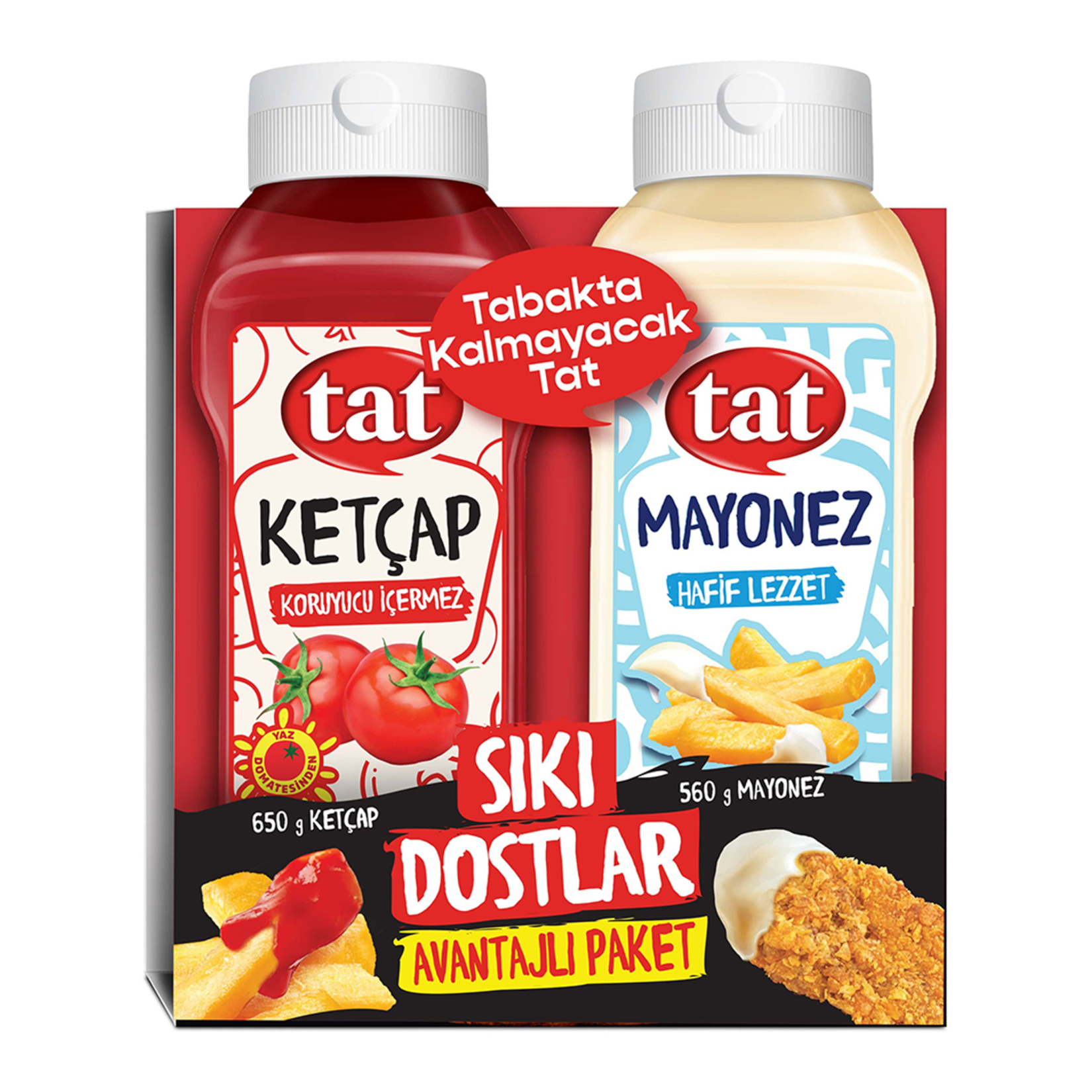Tat Sıkı Dostlar 1210 G (Ketçap 650G-mayonez 560G)