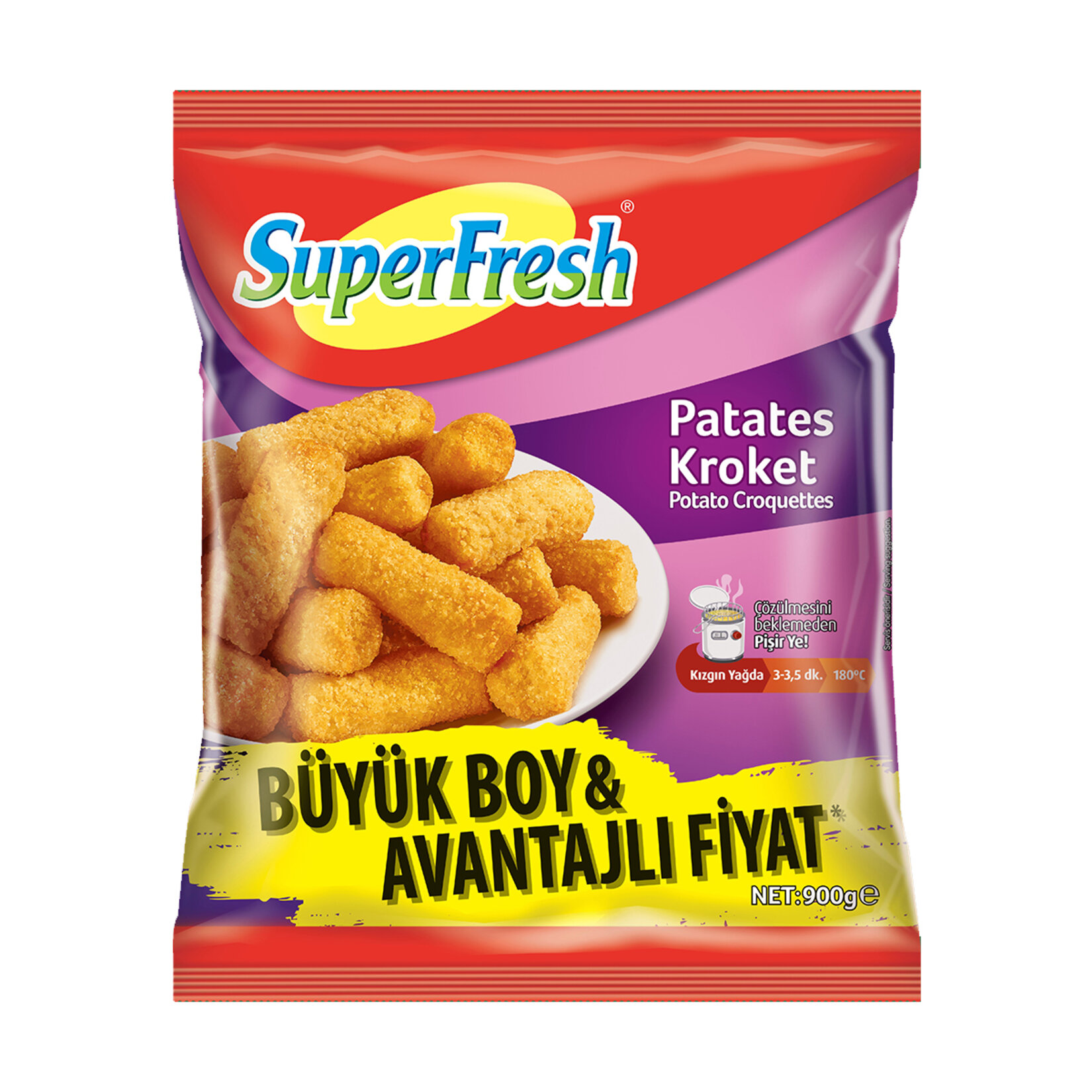 Superfresh Silindir Kroket 900 G
