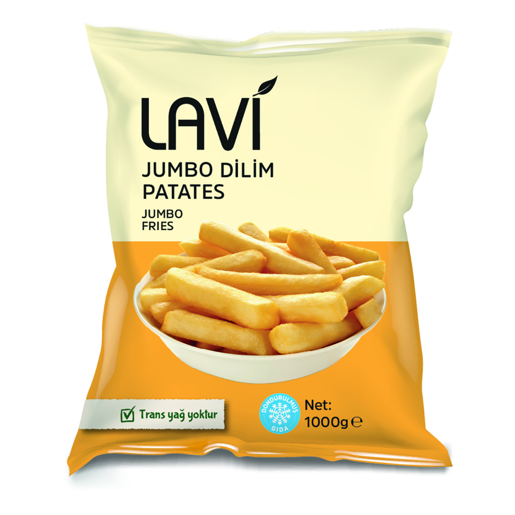 Lavi Jumbo Dilim Dondurulmuş Patates 1 Kg