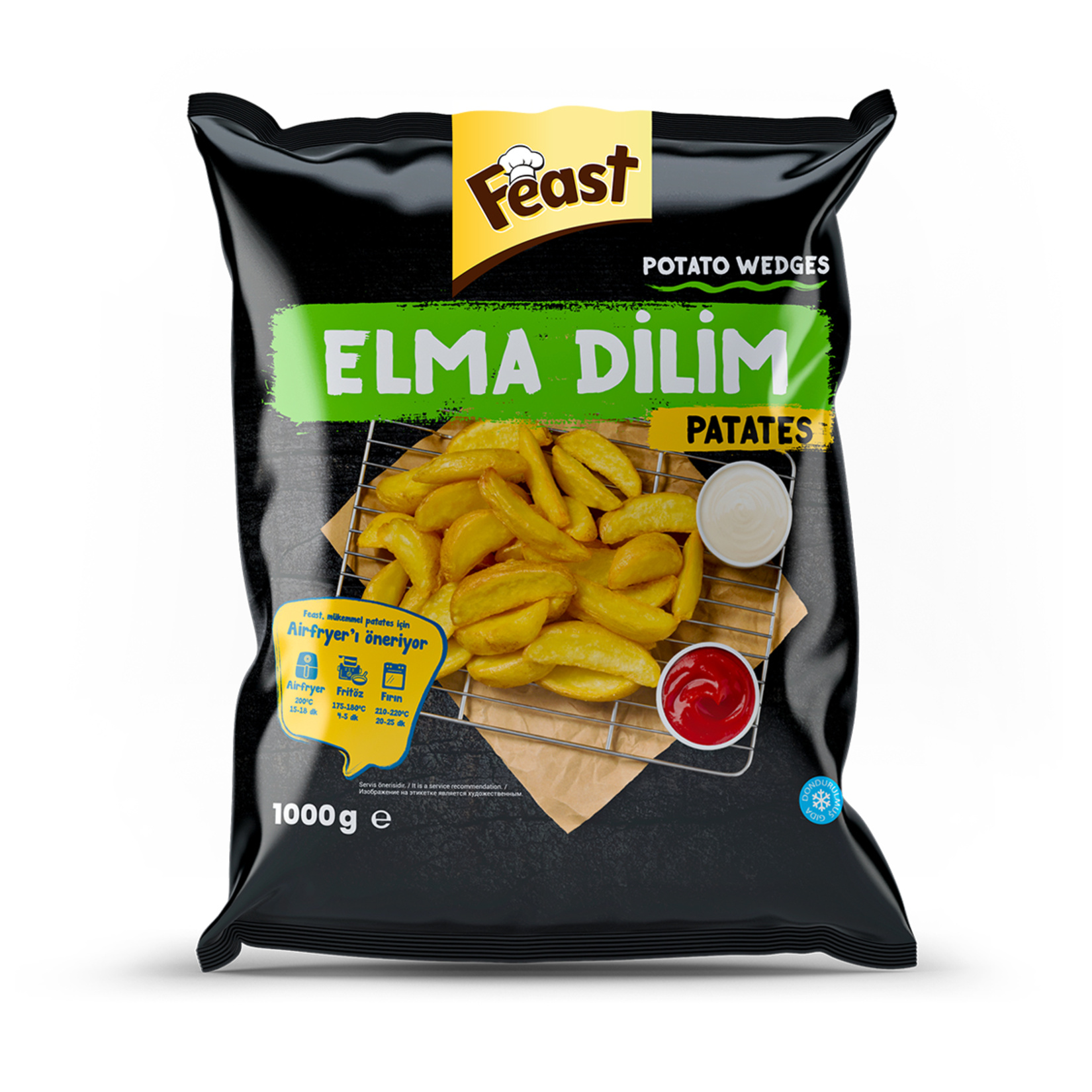 Feast Elma Dilimli Patates 1 Kg