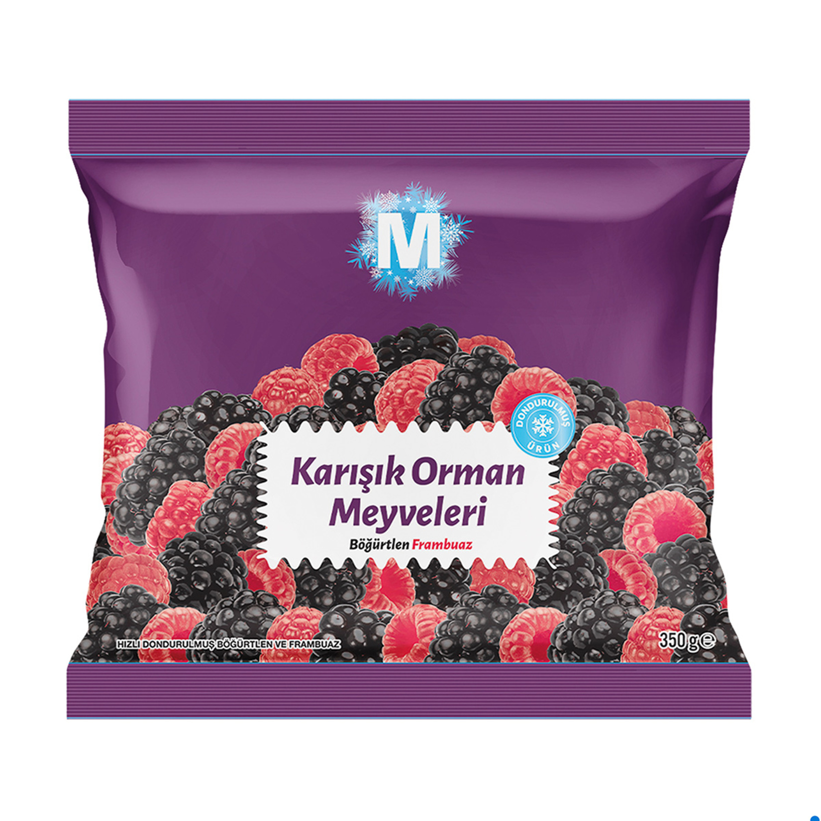 Migros Hızlı Dondurulmuş Böğürtlen Frambuaz 350 G