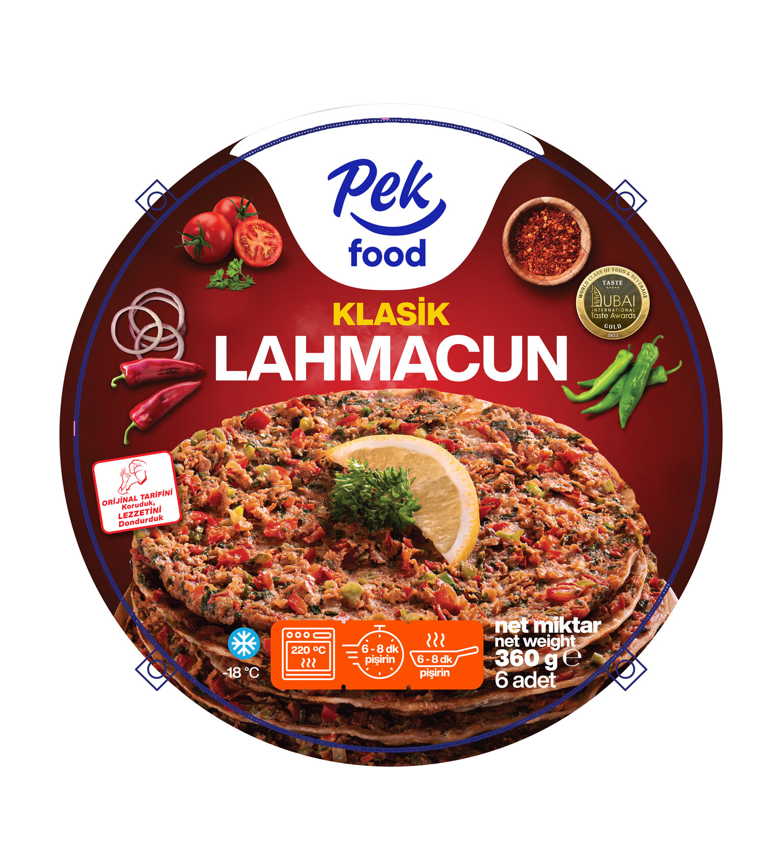 Pek Food Klasik Lahmacun 360 G