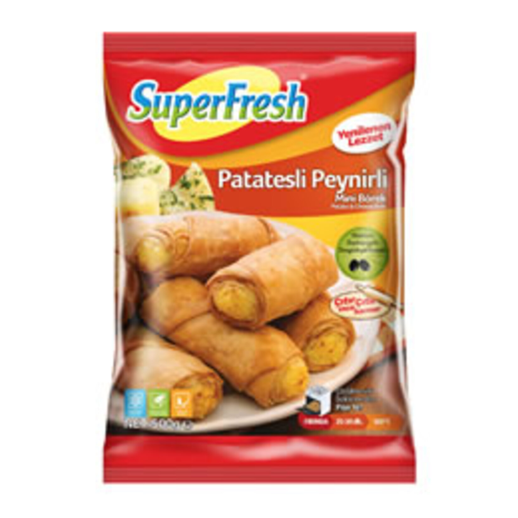 Superfresh Mini Börek Patatesli Peynirli 500 G