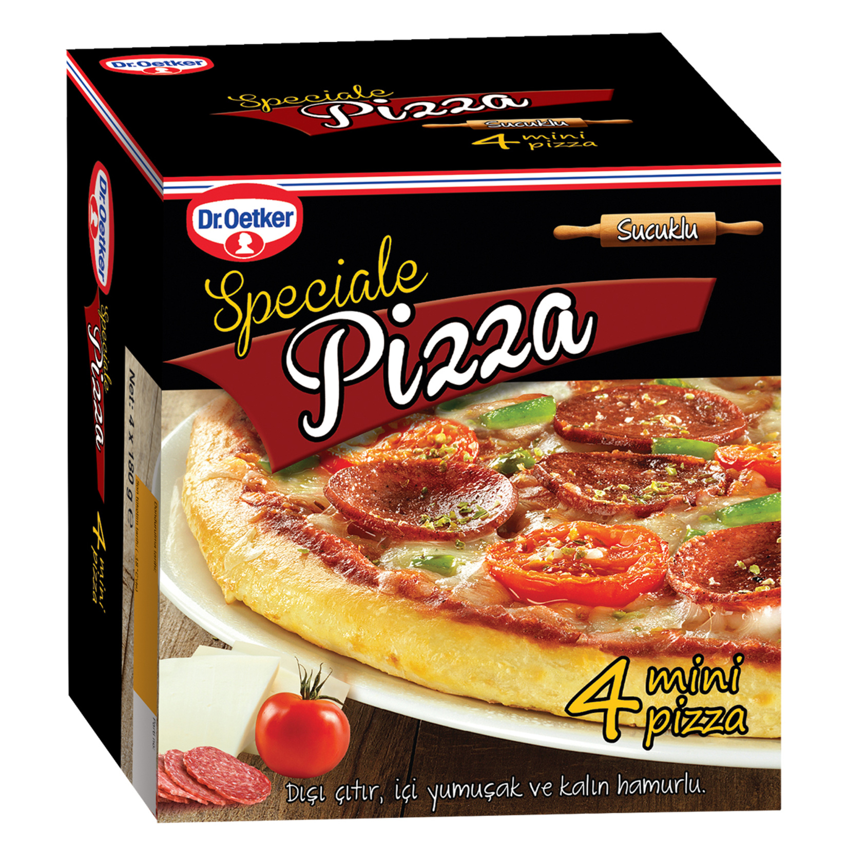 Dr. Oetker Pizza Speciale 4'Lü Mini Pizza 720 G