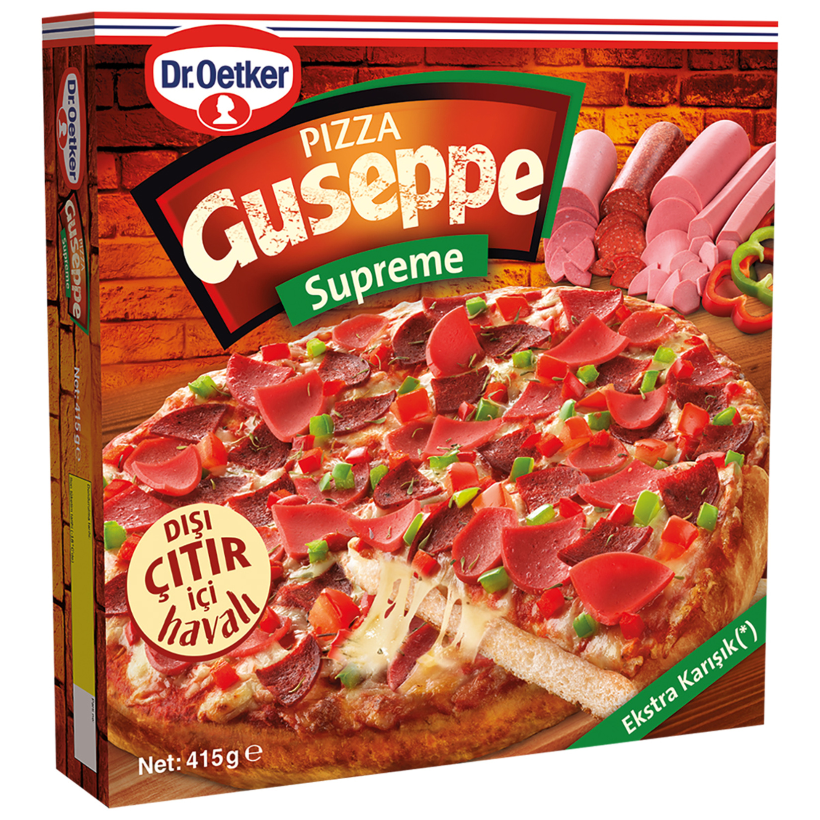 Dr. Oetker Guseppe Supreme Extra Karışık Pizza 415 G