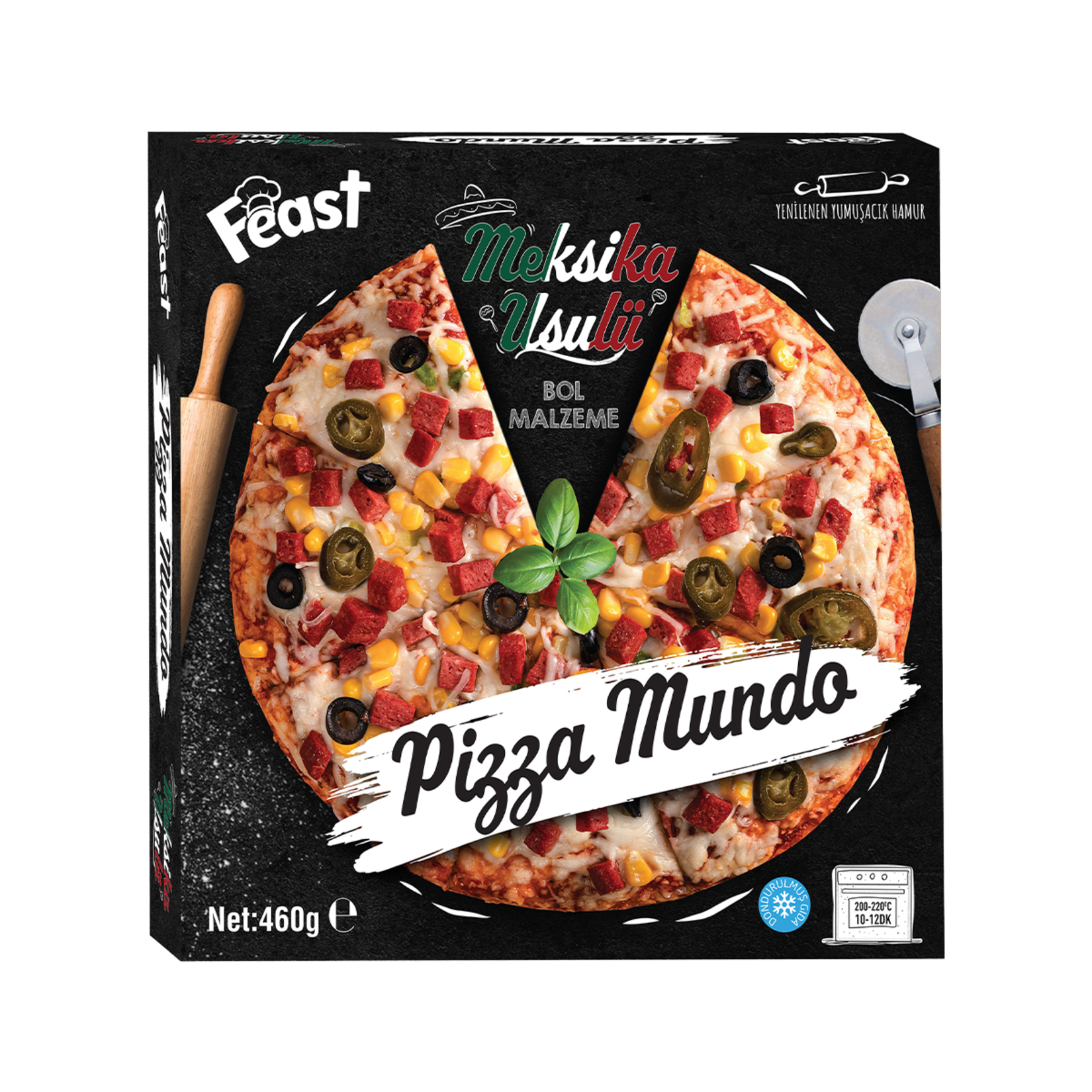 Feast Pizza Gurme Meksika Usulü 450G