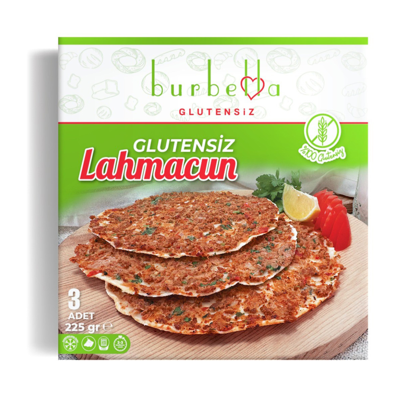 Burbella Glütensiz Lahmacun 3 x 75 G