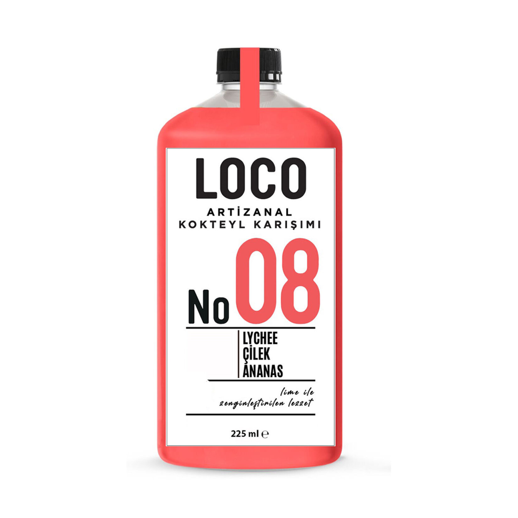 Loco No:08 Lychee Çilek Ananas 225 Ml