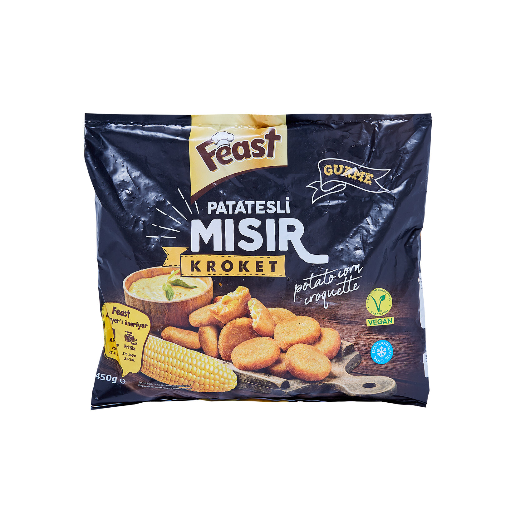 Feast Dondurulmuş Patatesli Mısır Kroket 450 G