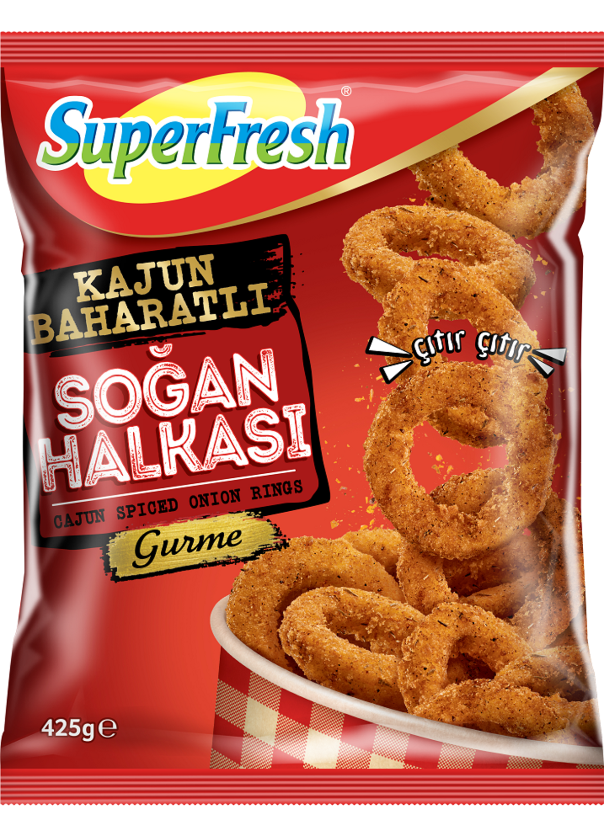 SuperFresh Gurme Soğan Halkası 450 G