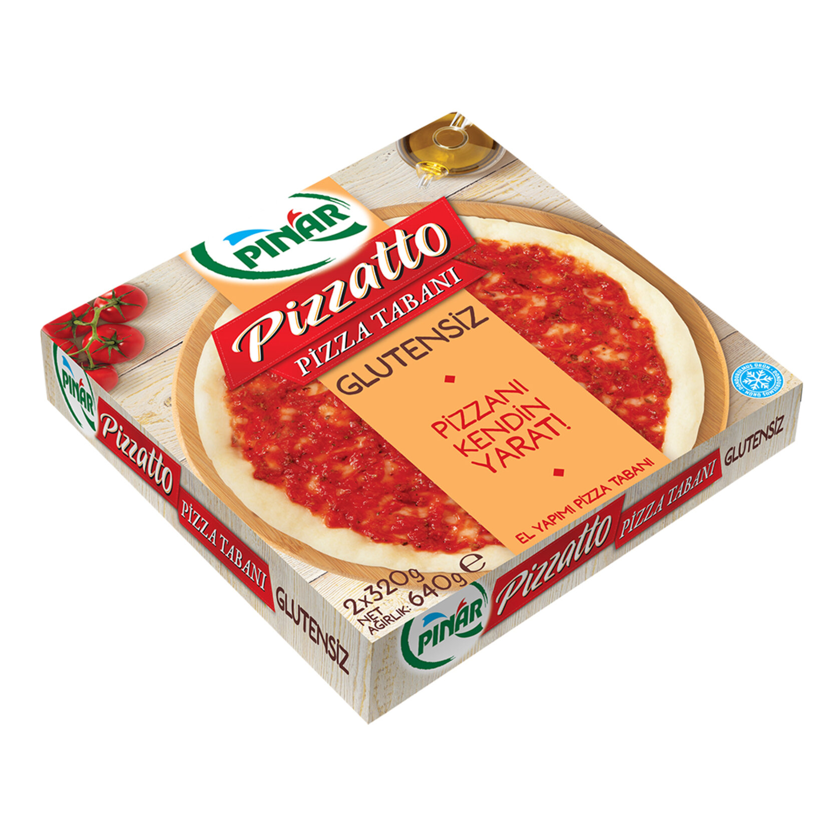 Pınar Pİzzatto Glutensiz Pizza Tabanı 2*320 G