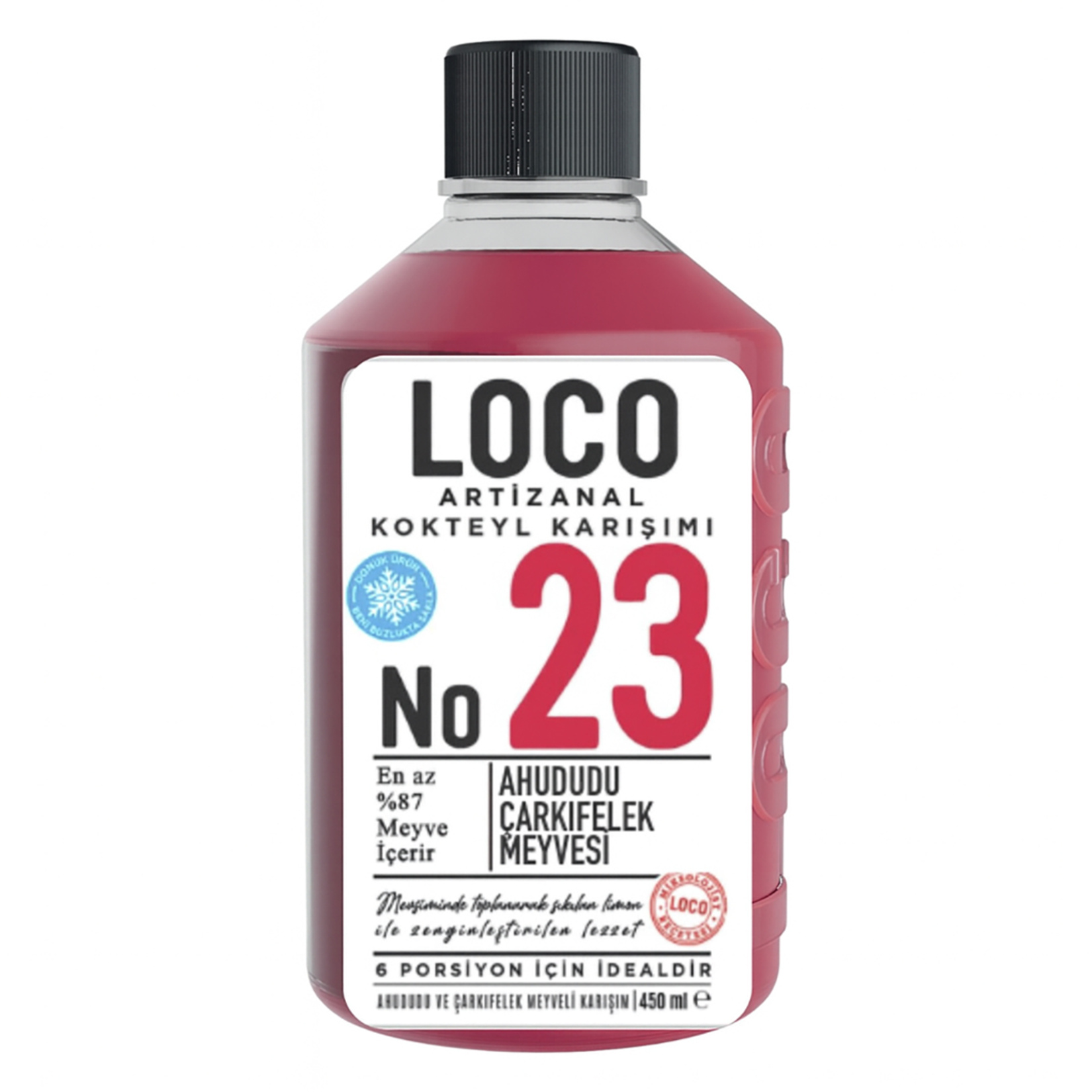Loco No 23 Ahududu & Çarkıfelek Meyve.Karışımı 450 Ml