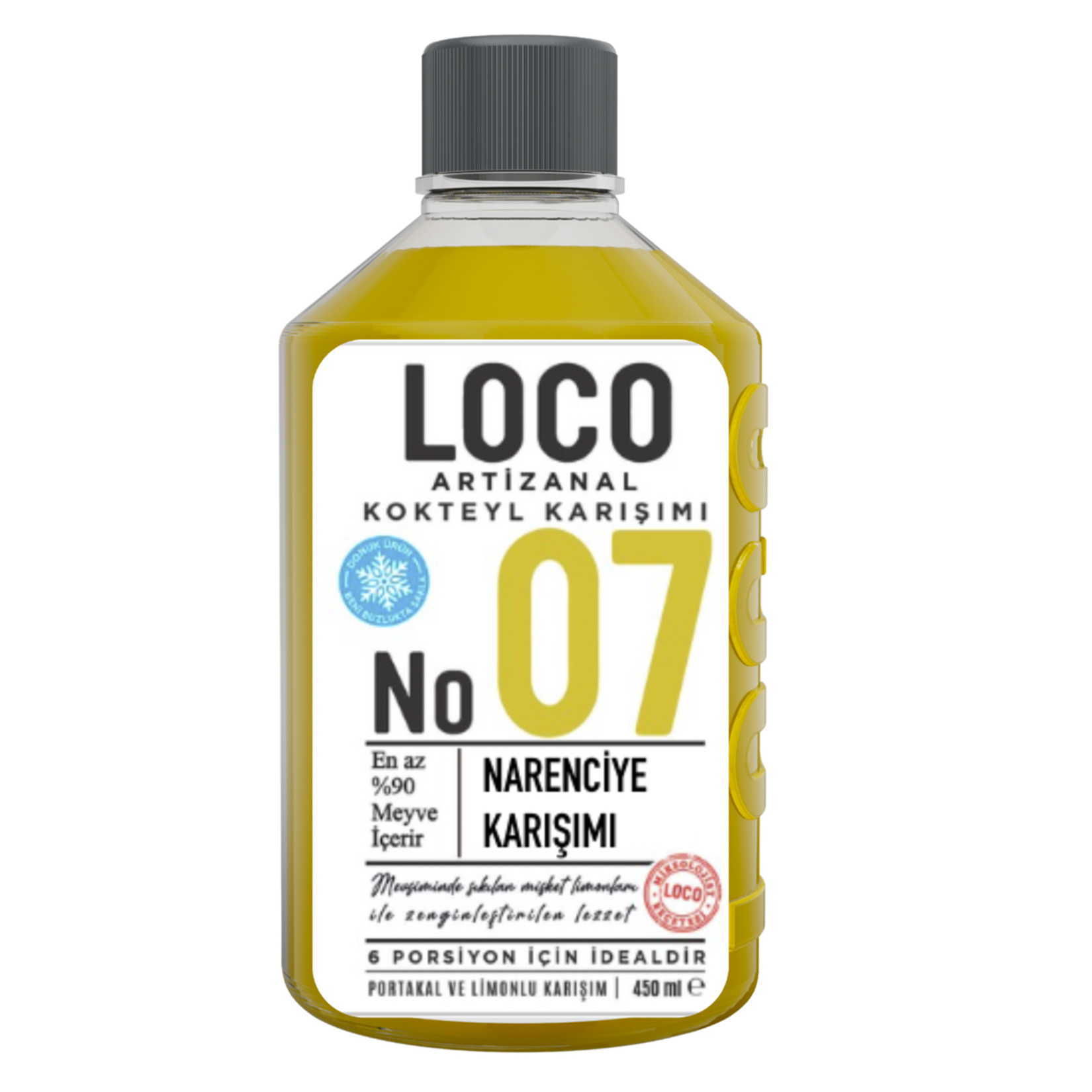 Loco No 07 Portakallı & Limonlu Narenciye Karışımı 450 Ml