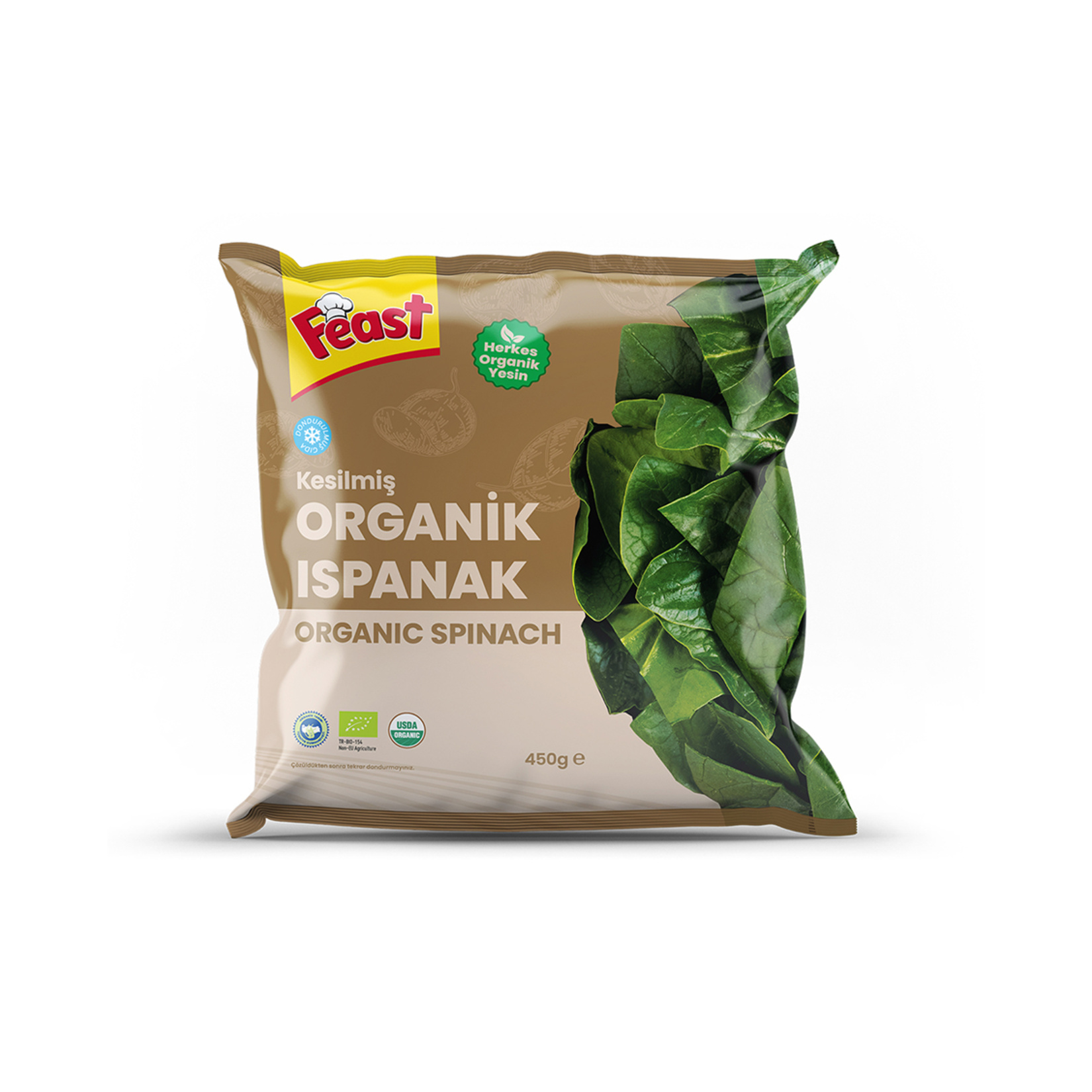 Feast Organik Ispanak 450 G