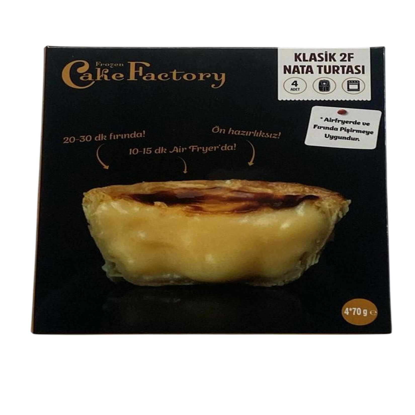 Frozen Cake Factory Klasik Nata Turtası 4X70 G