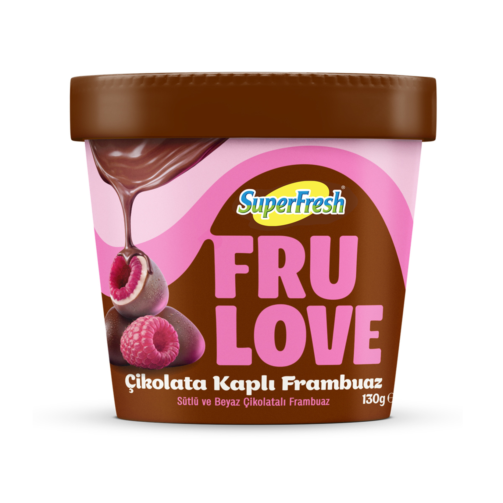 Superfresh Frulove Çikolata Kaplı Frambuaz 130 G
