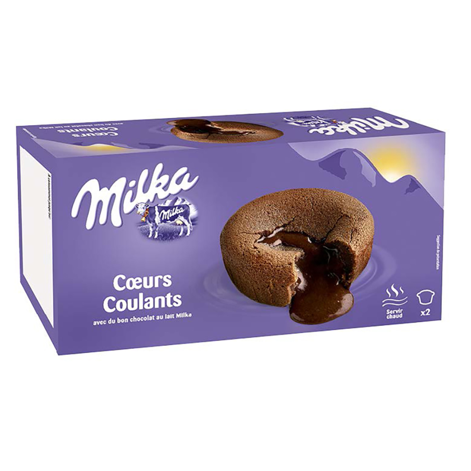 Milka Dondurulmuş Sütlü Çikolatalı Lava Kek 2X100 G