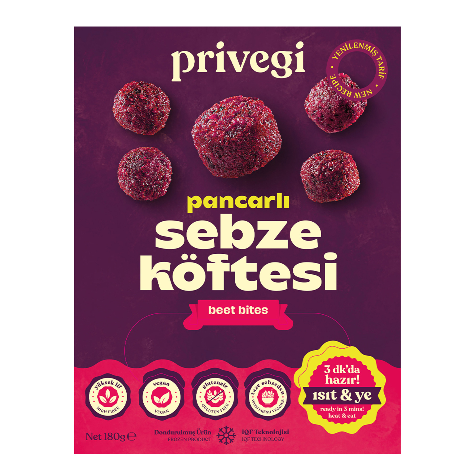 Privegi Pancarlı Sebze Köftesi 180 G