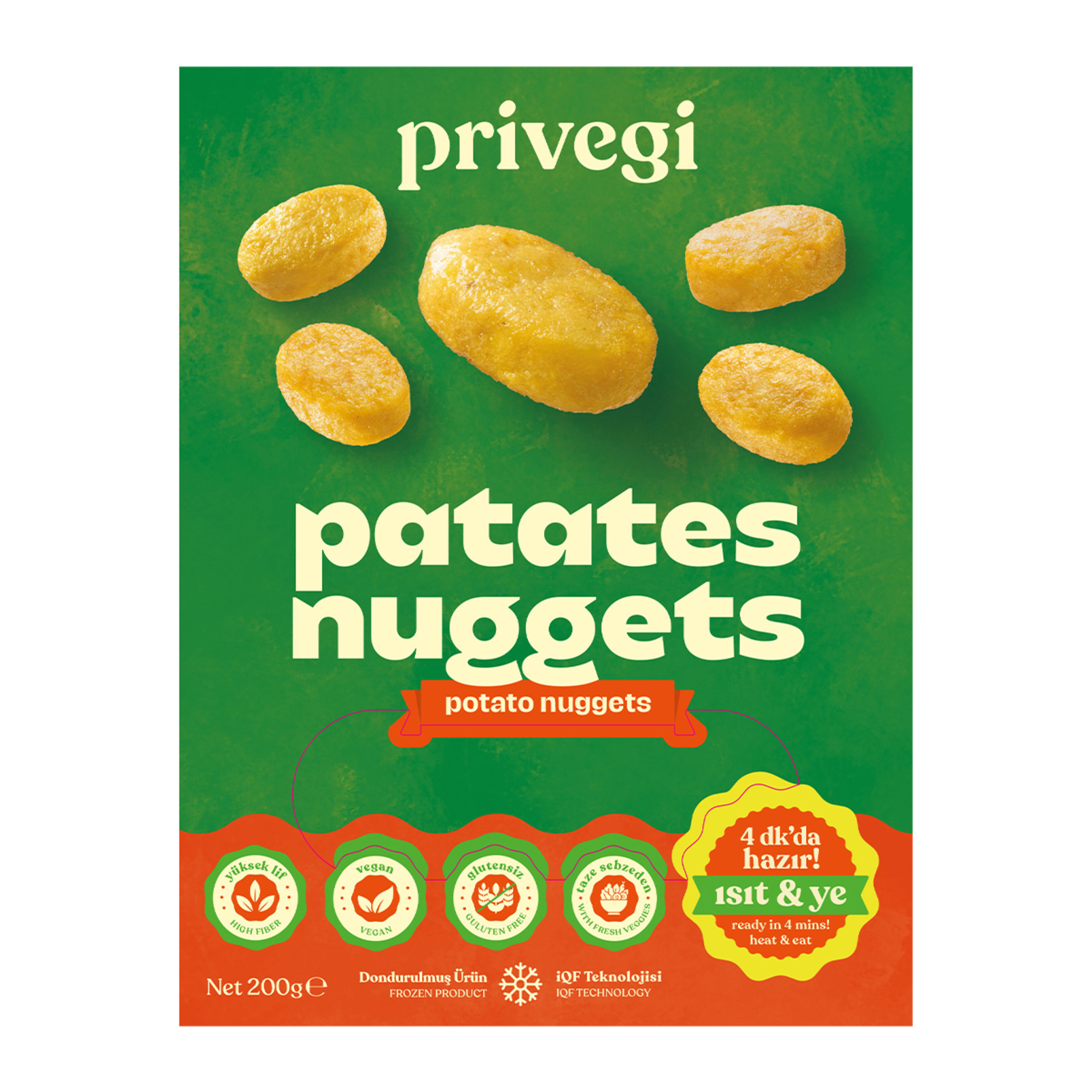 Privegi Patates Nuggets 200 G