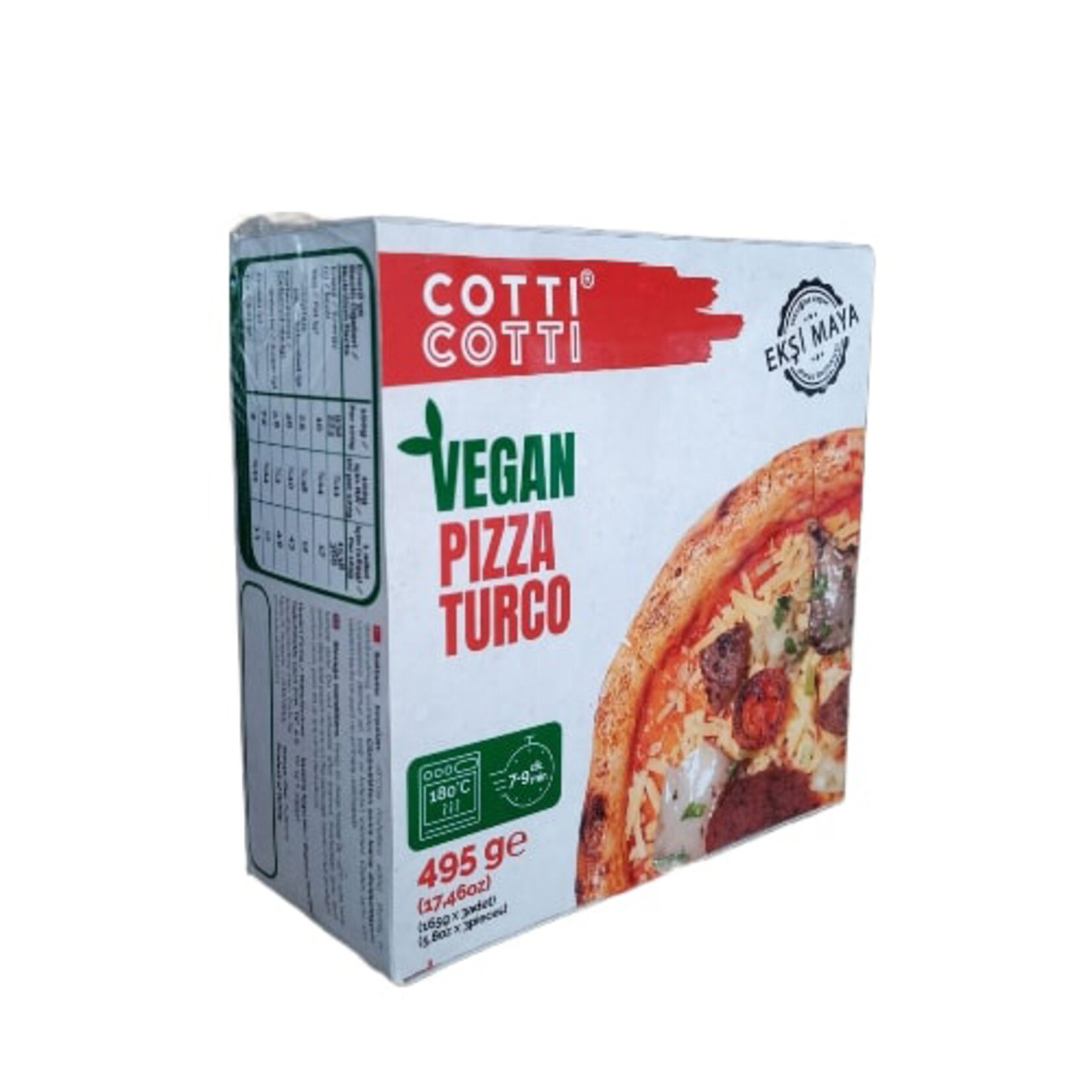 Cottı Cottı Vegan Pızza Turco 495 G