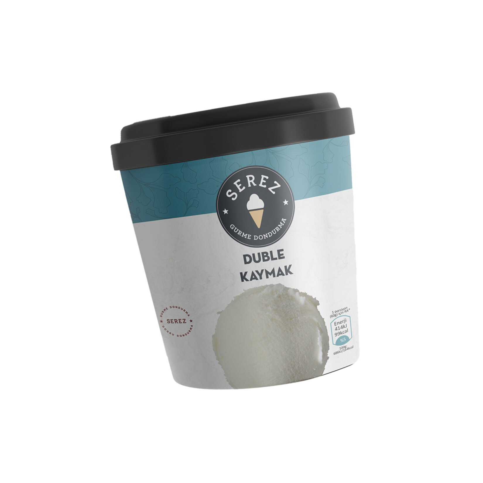 Serez Gurme Dondurma Duble Kaymaklı 430 Ml