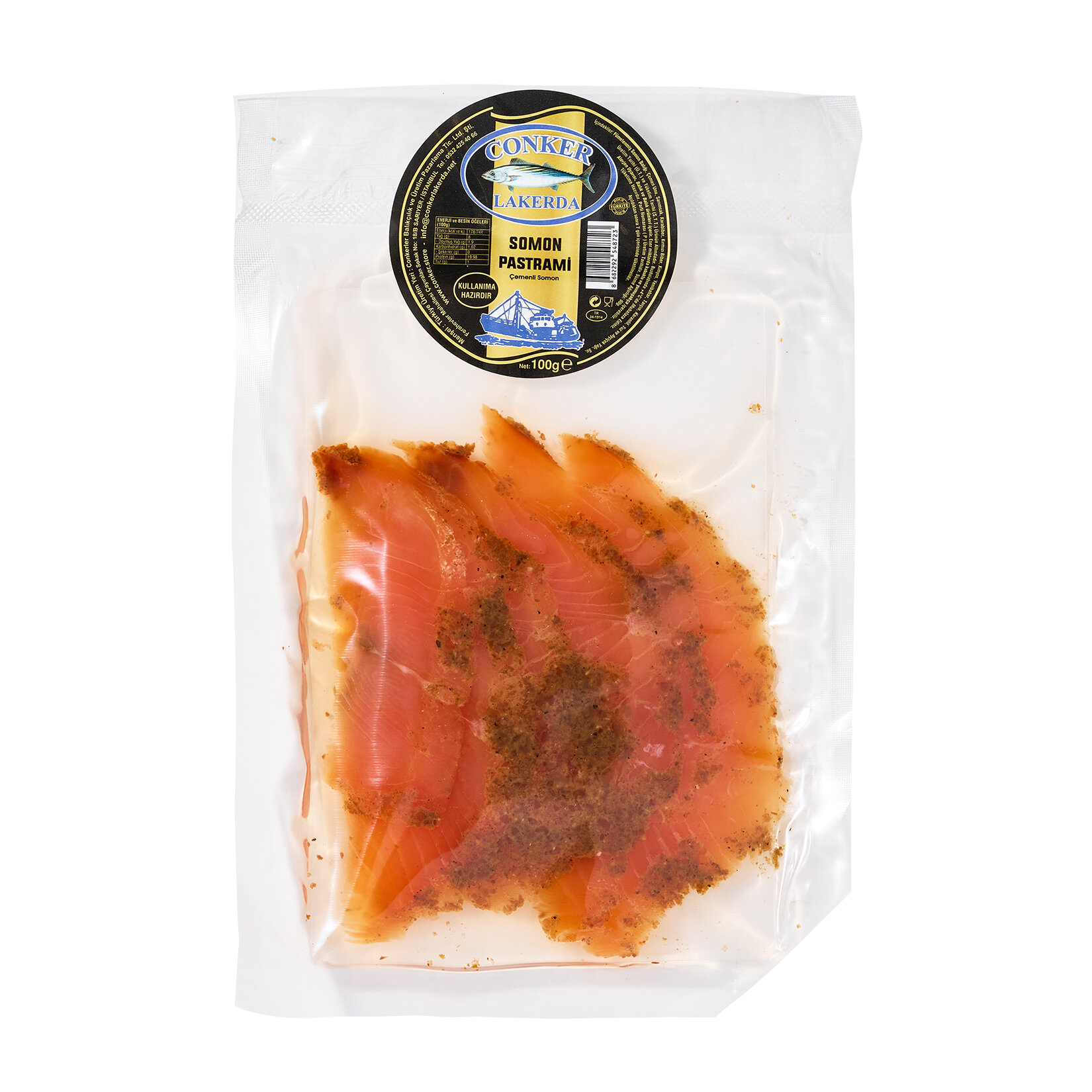 Conker Somon Pastrami Çemenli Somon 100 G