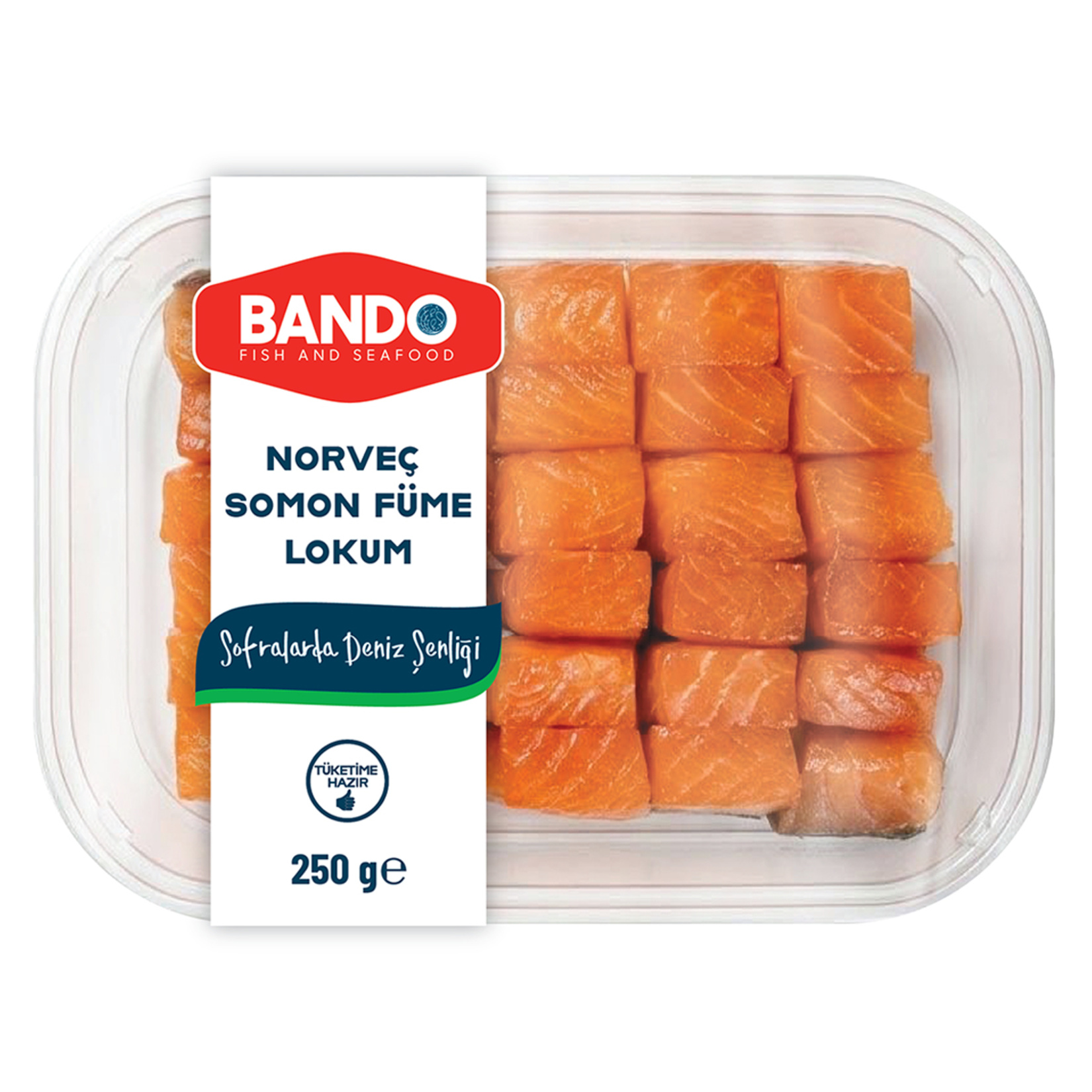 Bando Norveç Somon Füme Lokum 250 G