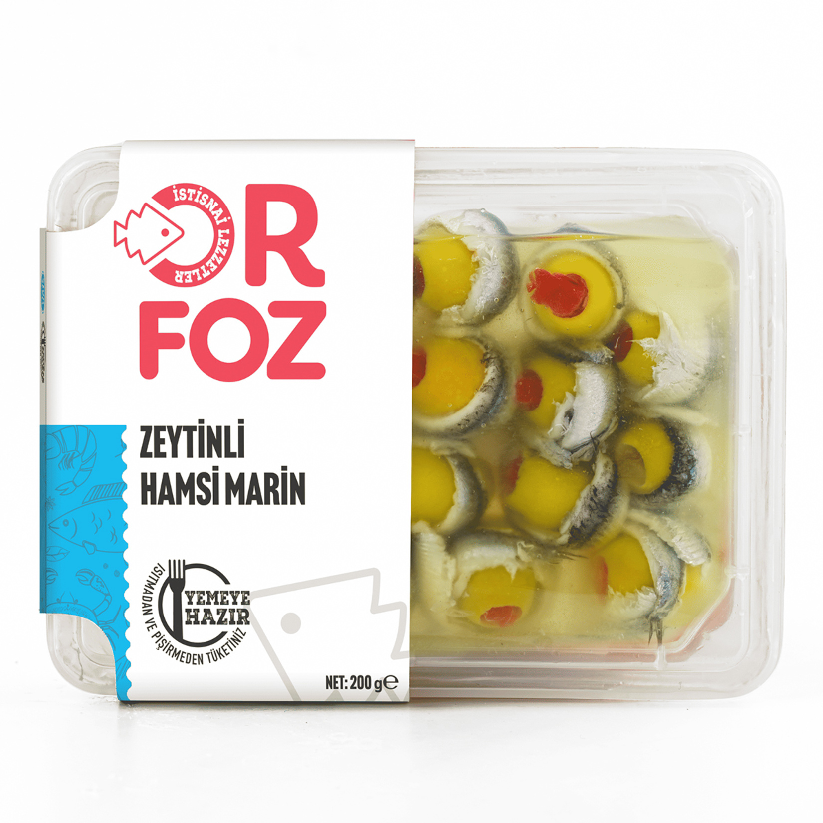 Orfoz Zeytinli Hamsi 200 G