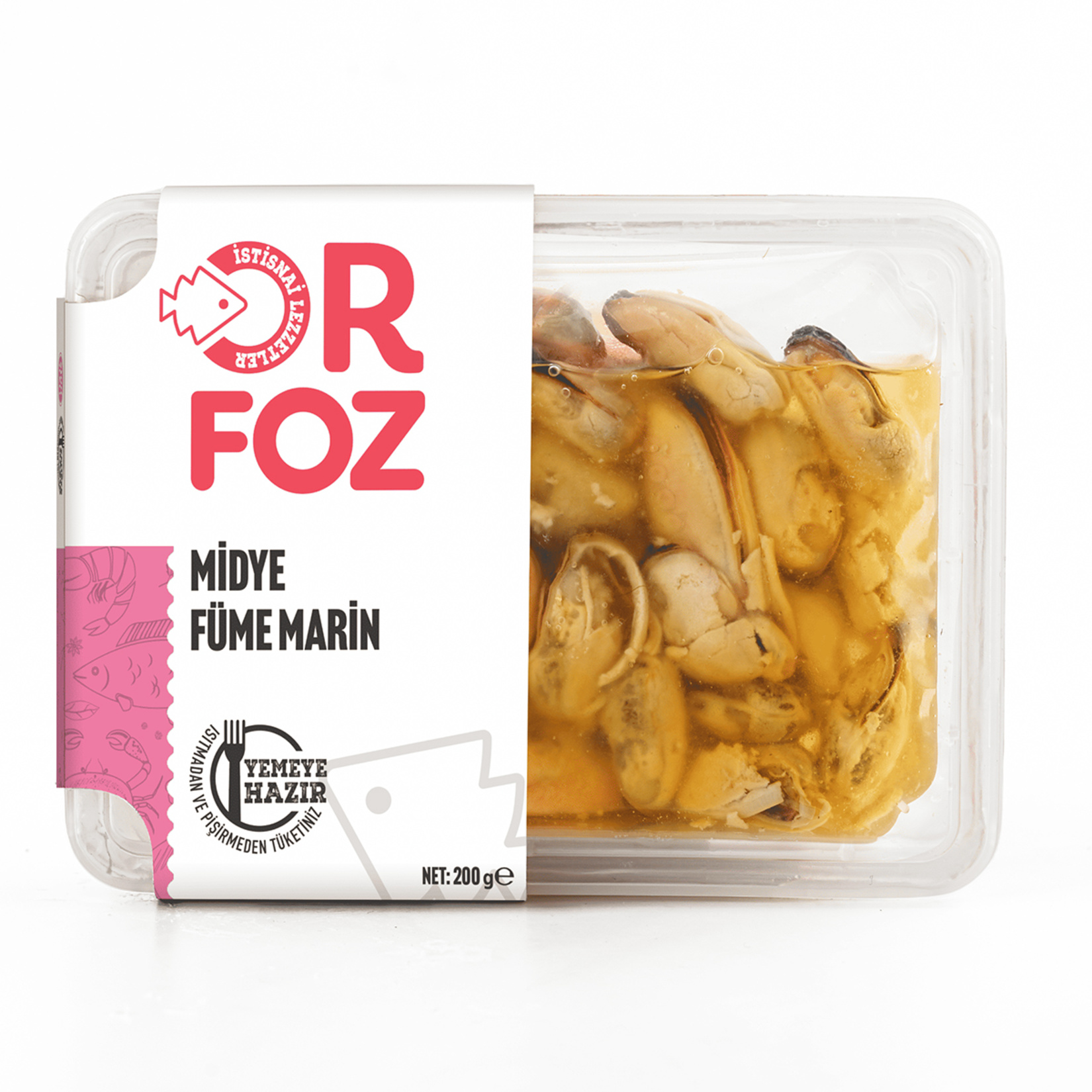 Orfoz Midye Füme 200 G