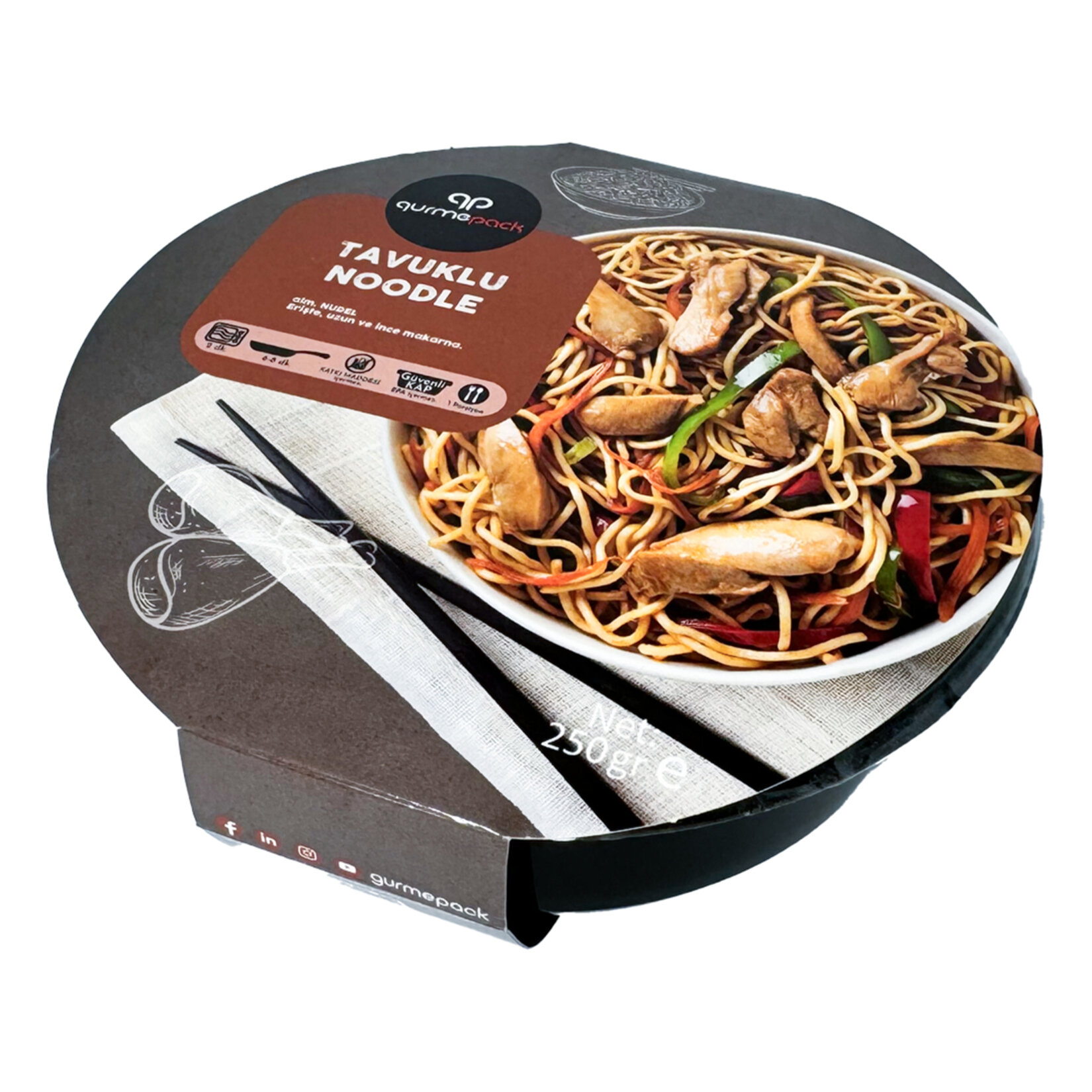 Gurmepack Tavuklu Noodle 250G