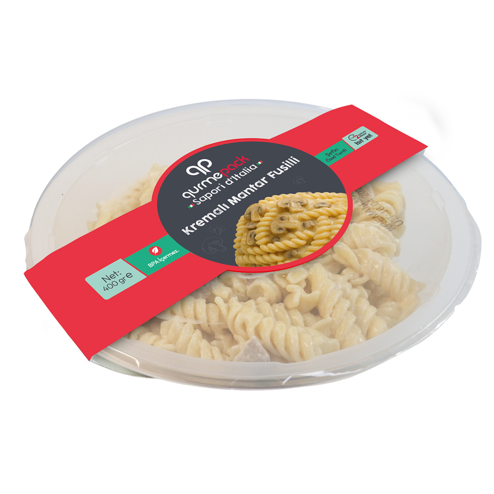 Gurmepack Kremalı Mantarlı Fusilli 400 G