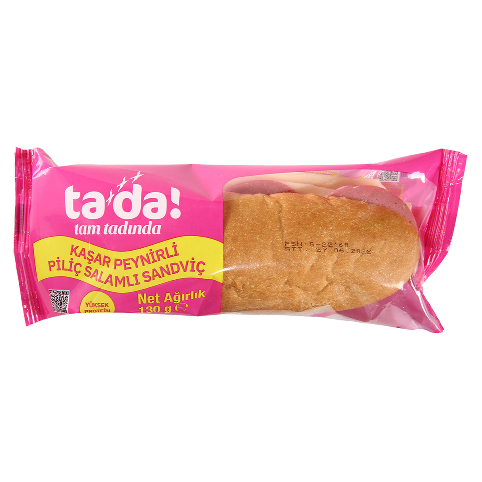 Tada Kaşar Salamlı Baton Sandviç 130 G