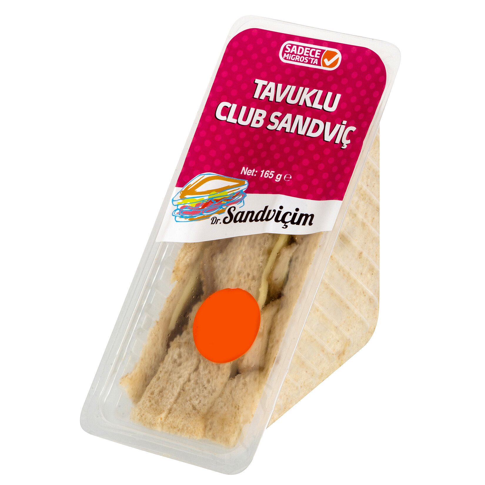 Dr.Lezzetlim Tavuklu Sandviç 165G