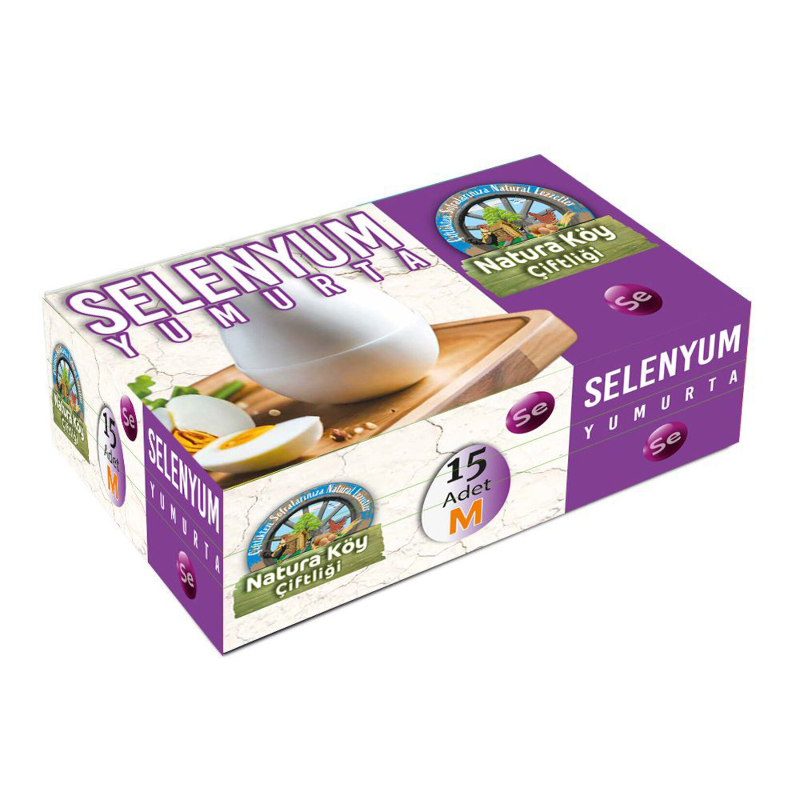 Naturaköy Selenyum 15'li Yumurta M - Orta Boy 53-62 G