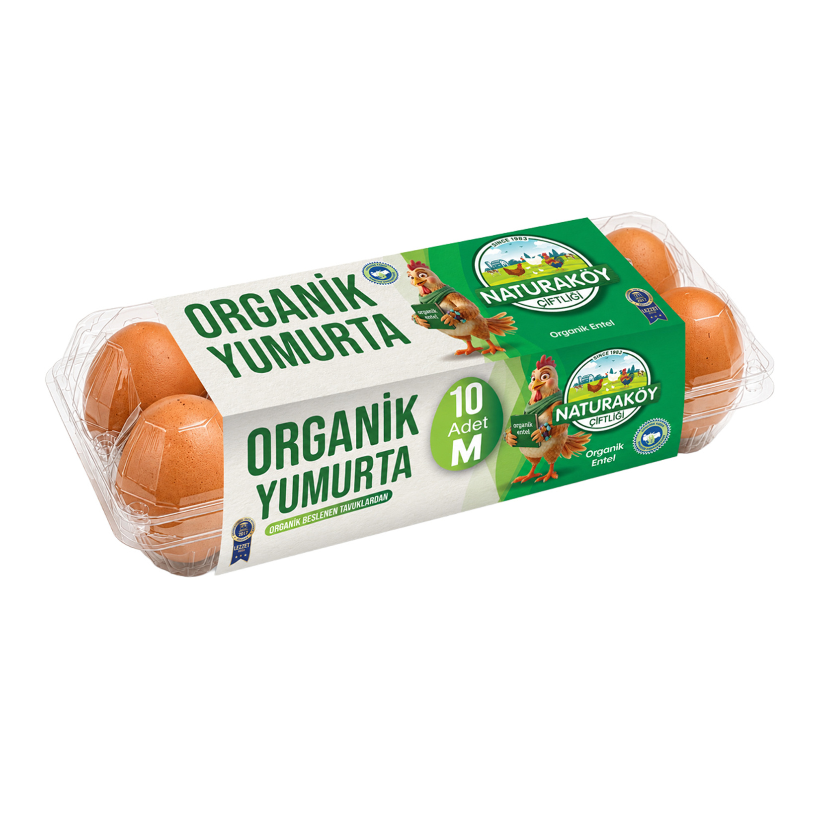 Naturaköy Organik M Orta Boy 10'lu Yumurta (53-62 G)