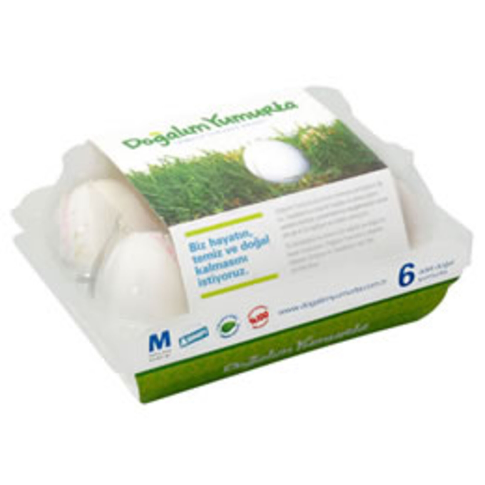 Doğalım M - Orta Boy Yumurta 6'Lı ( 53 - 62 G )