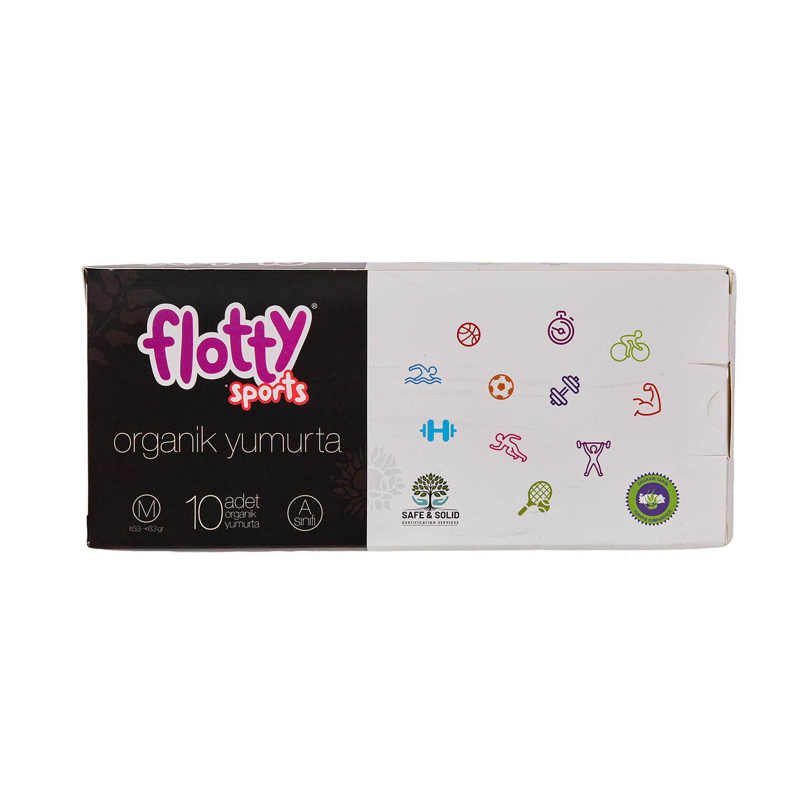 Flotty Sports M Boy Organik Yumurta10lu 53-62G