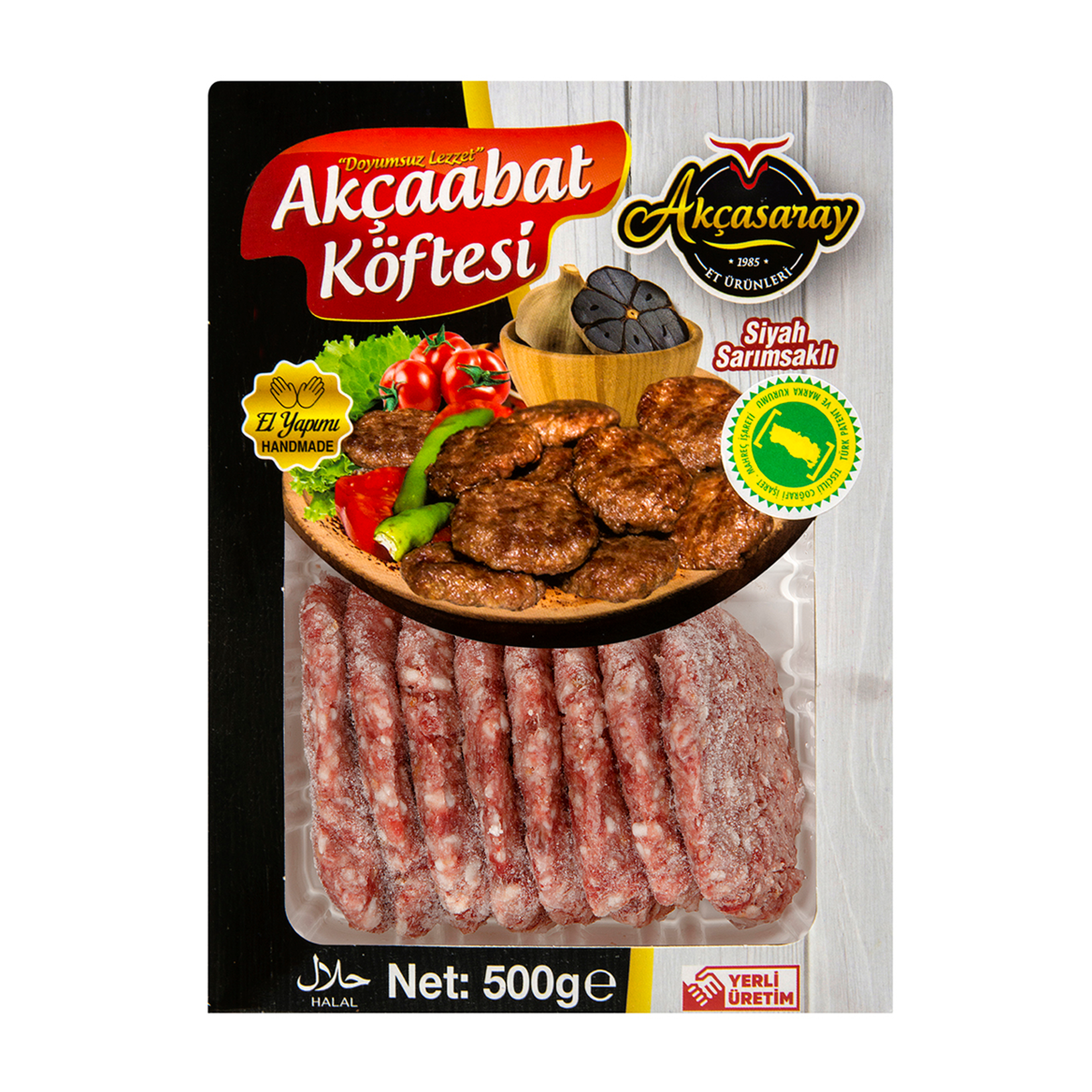 Akçasaray Akçaabat Köfte 500 G Siyah Sarımsaklı
