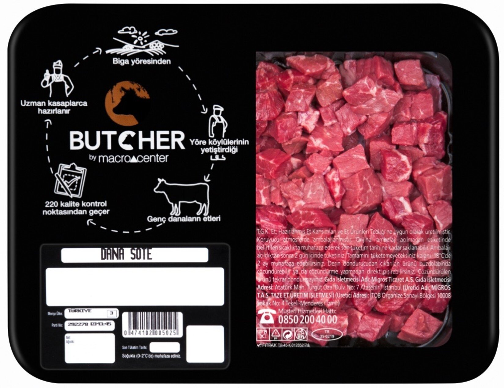 Butcher Dana Sote Kg