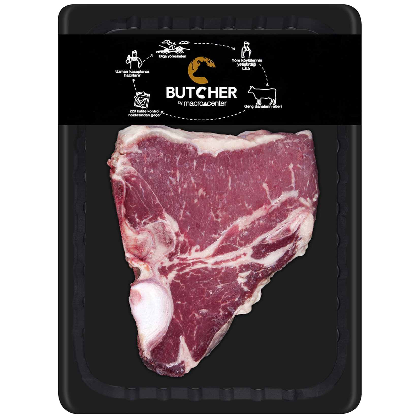 Butcher Dry Aged Dana T Bone Steak Kg Skinpack