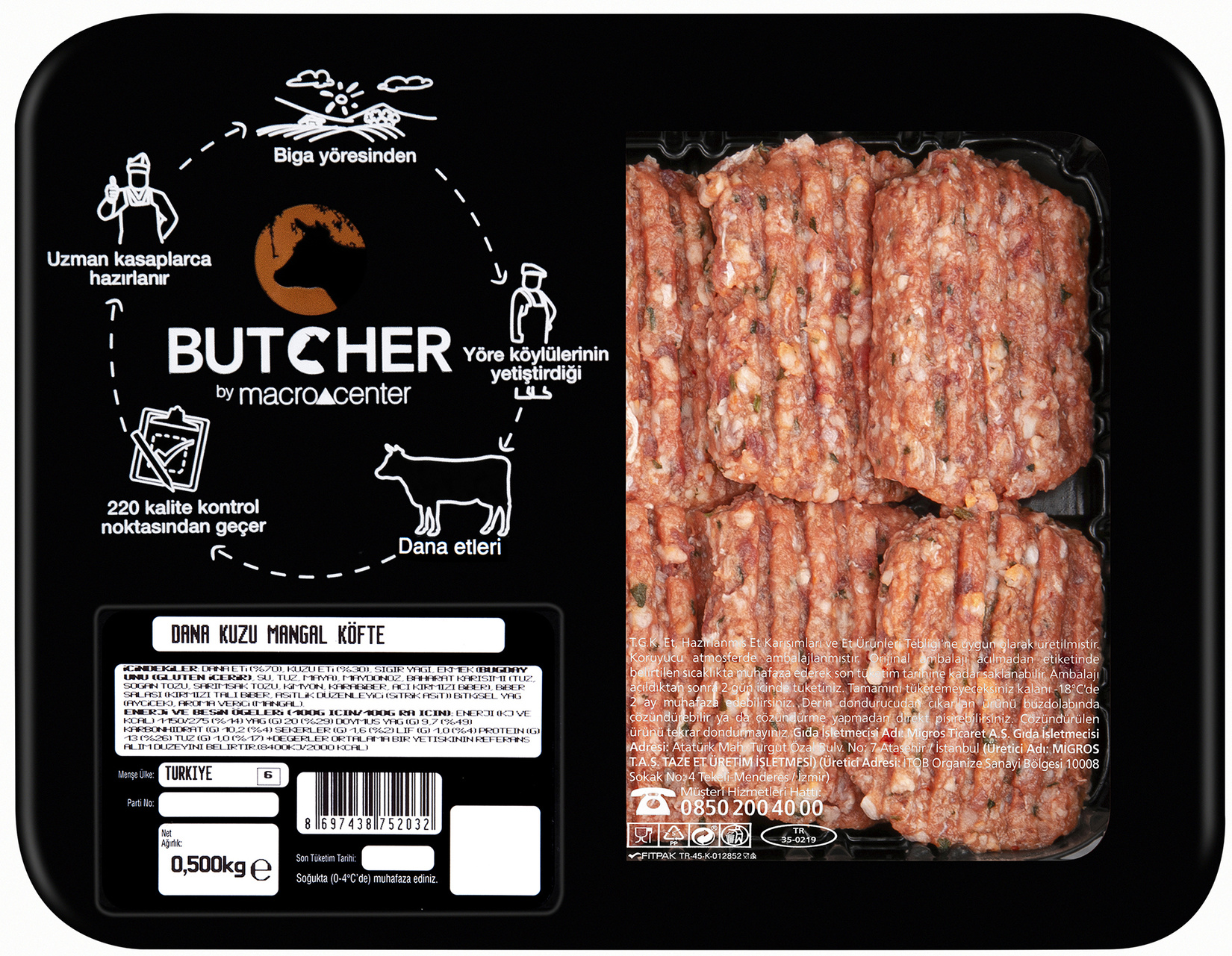 Butcher Mangal Köfte 500 G
