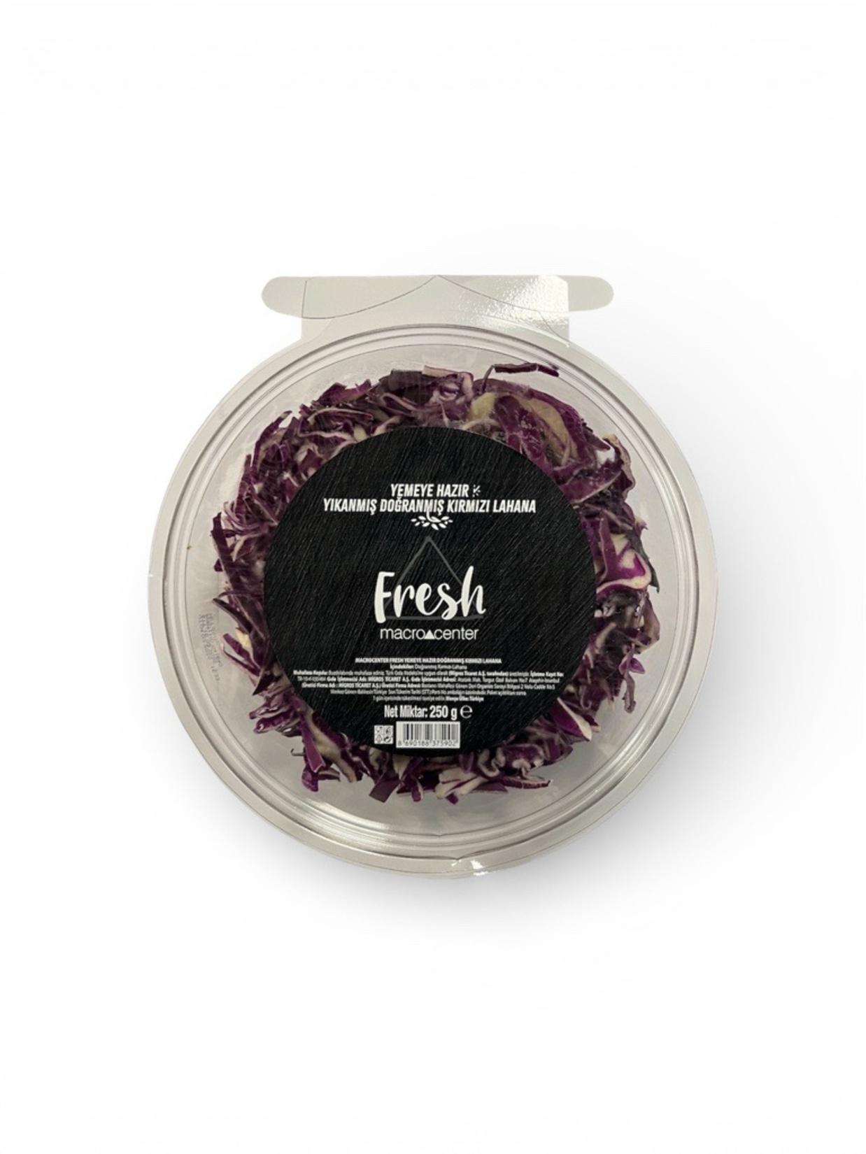 Macro Fresh Yemeye Hazır Doğranmış Kırmızı Lahana 250 g