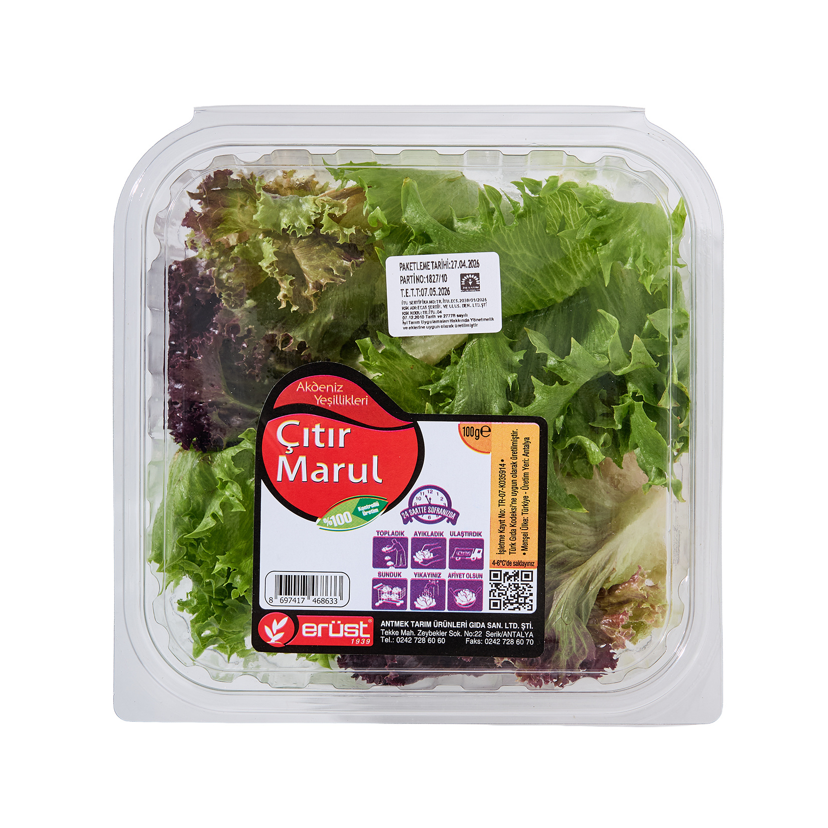 Erüst Marul Çıtır 100 G